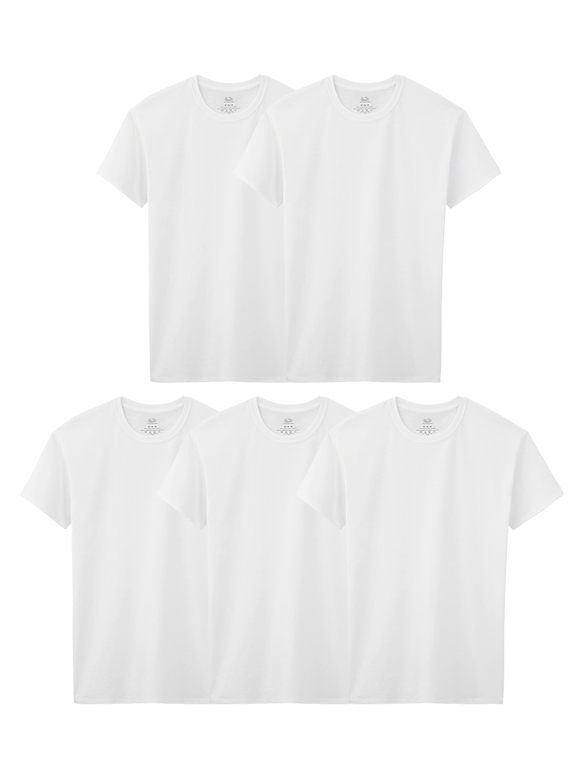Fruit of the Loom Boys' Eversoft Cotton Undershirts, T-Shirts & Tank Tops - Soft Comfortable Kids' Basics for School, Play & Everyday Wear