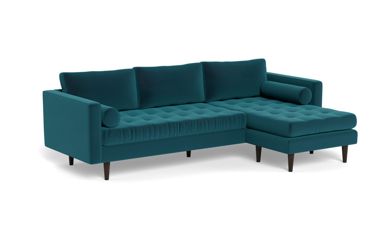 Reversible Sofa Chaise Lounge - Ladybird 104 Convertible Sectional Couch for Living Room, Bedroom & Small Spaces | Modern Comfortable Seating for Relaxing & Lounging
