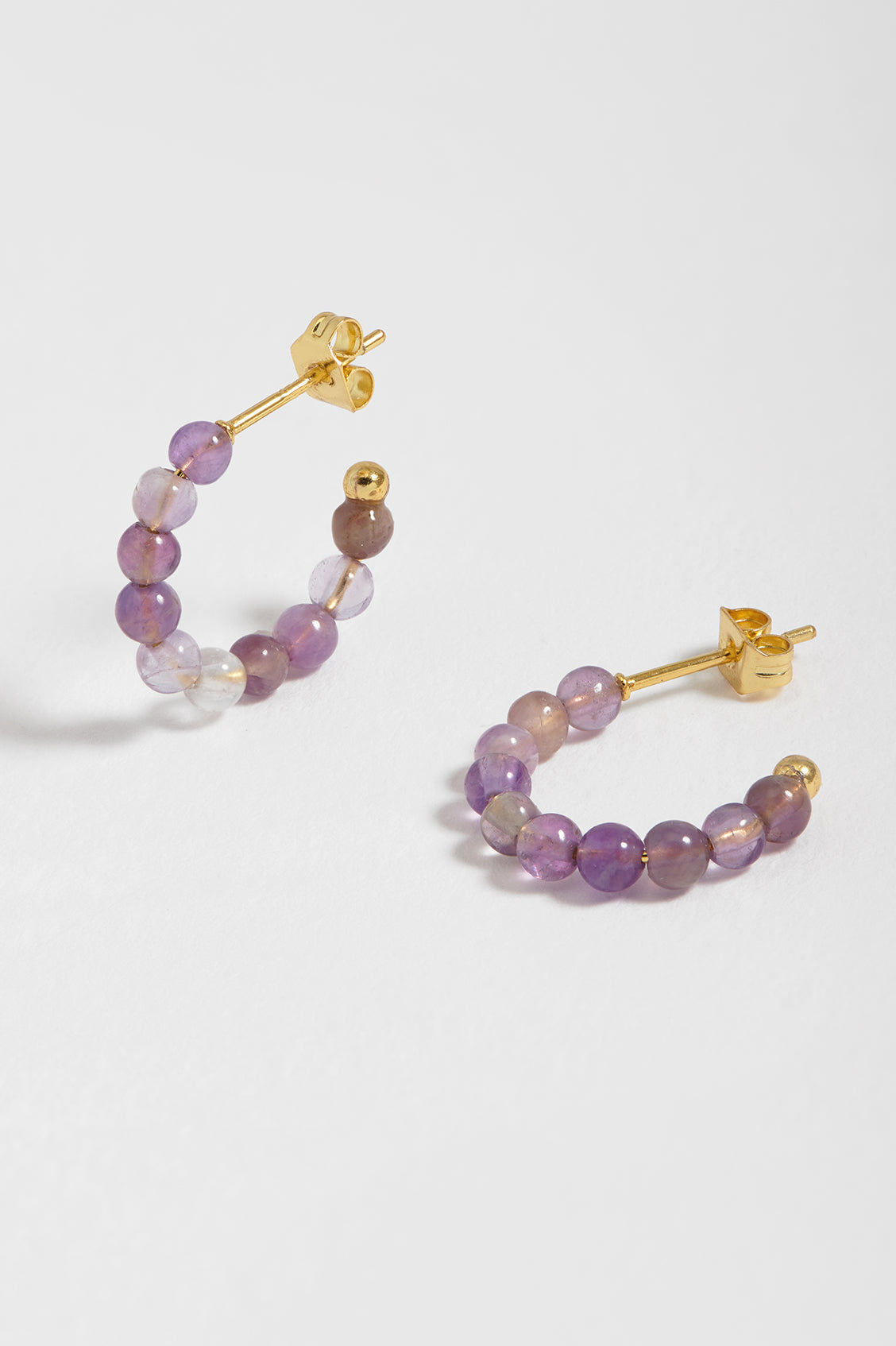 Gemstone Amelia Hoop Earrings - Elegant Dangle Earrings for Women | Perfect for Parties, Weddings & Everyday Wear