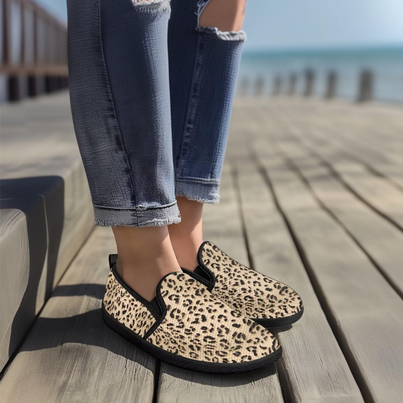 Women's Slip On Sneakers - Breathable Mesh Loafers for Casual Wear, Tennis & Work | Lightweight Comfortable Walking Shoes for Women | Perfect for Office, Travel & Everyday Use