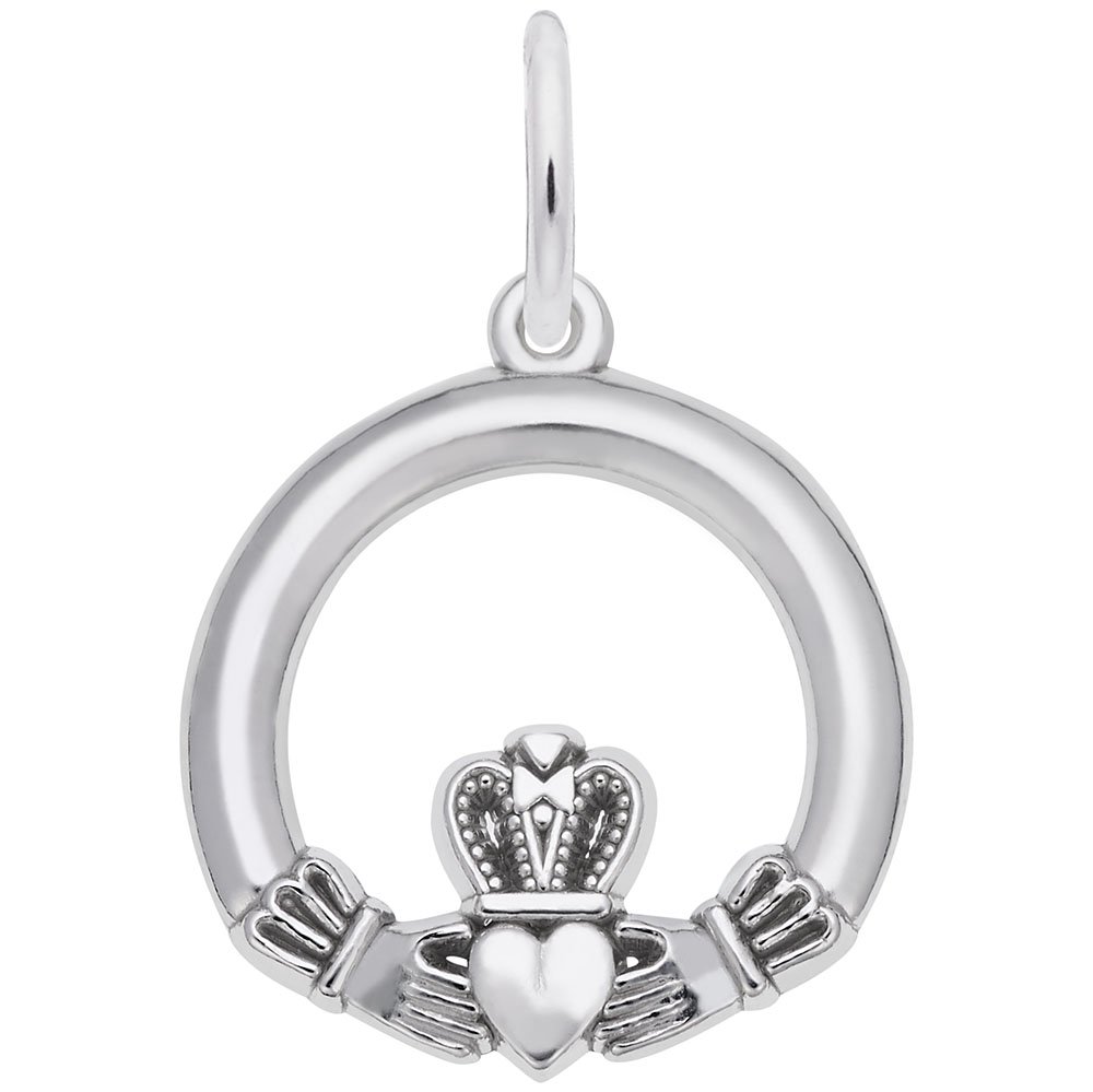 Claddagh Charm Pendant for Bracelets & Necklaces - Irish Friendship & Love Jewelry Gift for Women - Perfect for Weddings, Anniversaries & St. Patrick's Day