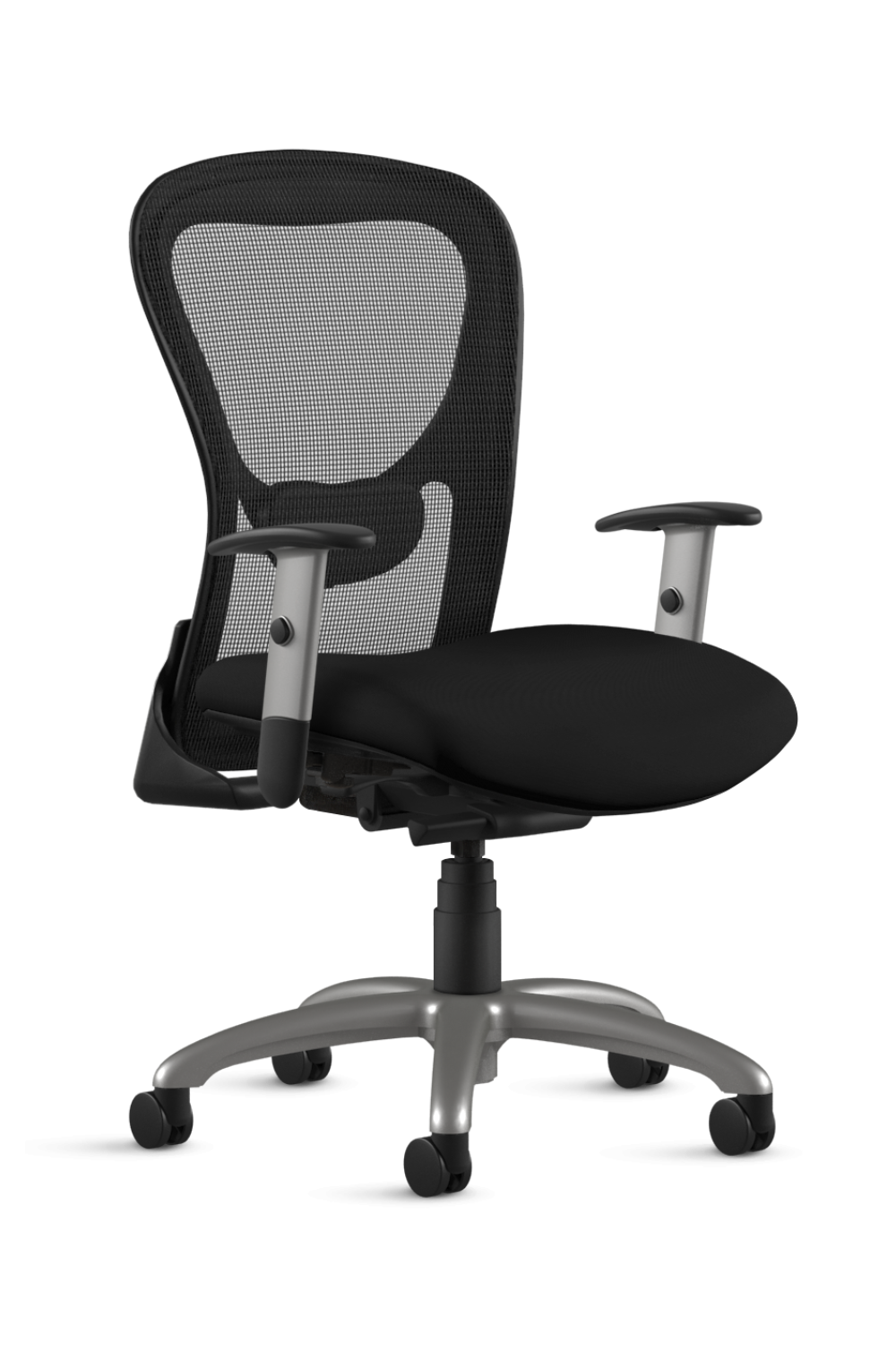 9 to 5 STRATA Mid Back Task Chair (1560) - Ergonomic Office Chair for Home & Work, Adjustable Height & Lumbar Support - Perfect for Desk Work, Gaming & Study