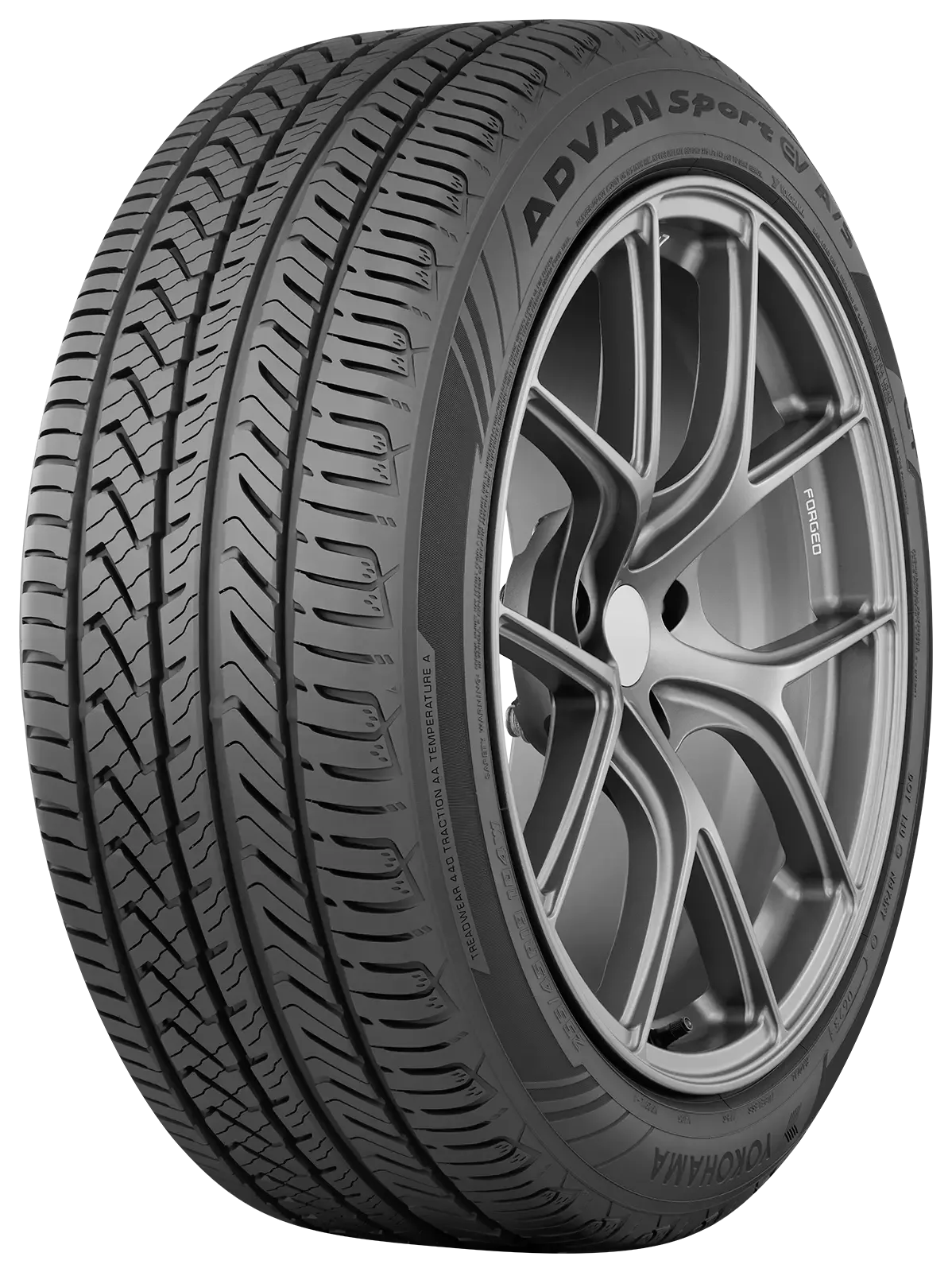 Advan Sport EV A/S 245/45R19 102Y High Performance All-Season Tires - Perfect for Electric Vehicles, Sports Cars & Luxury Sedans