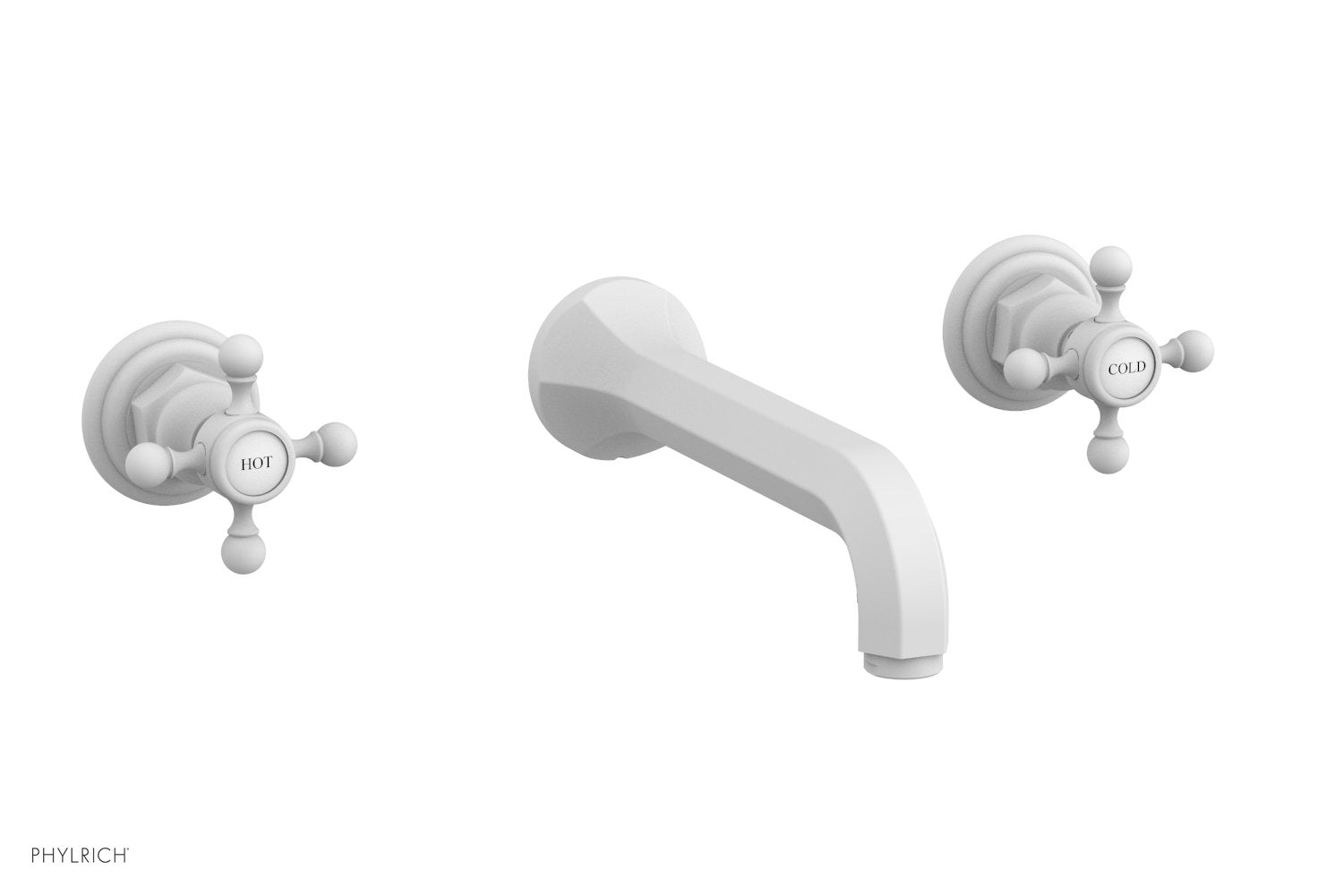 HEX TRADITIONAL Wall Mounted Lavatory Sink Set 500 11 - Modern Bathroom Vanity for Small Spaces, Powder Room & Guest Bath Installation