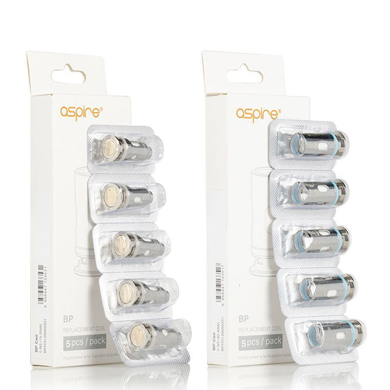 Aspire BP Replacement Coils - Compatible with BP60, BP80, Rhea X, Huracan & Finixx Vape Tanks - 5-Pack Coils for Smooth Vaping Experience - Perfect for Cloud Chasing & Flavor Enhancement