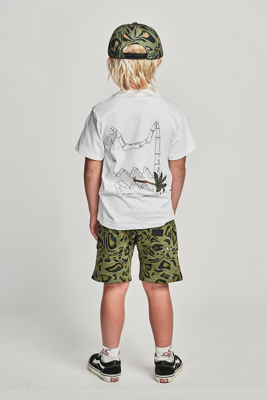 Boys Munster Kids Graphic T-Shirt - Funny Toothpick Design in White | Casual Wear for School, Playdates & Everyday Outfits