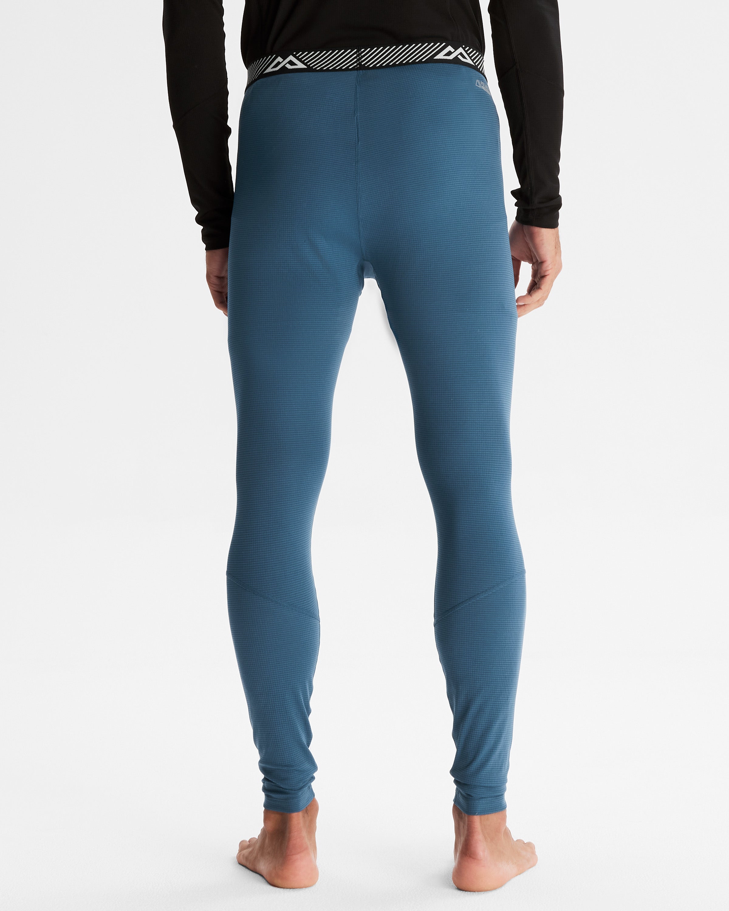 Men's KMDAction Baselayer Thermal Underwear Long Johns - Steel Blue | Warm Winter Base Layer for Outdoor Sports & Cold Weather