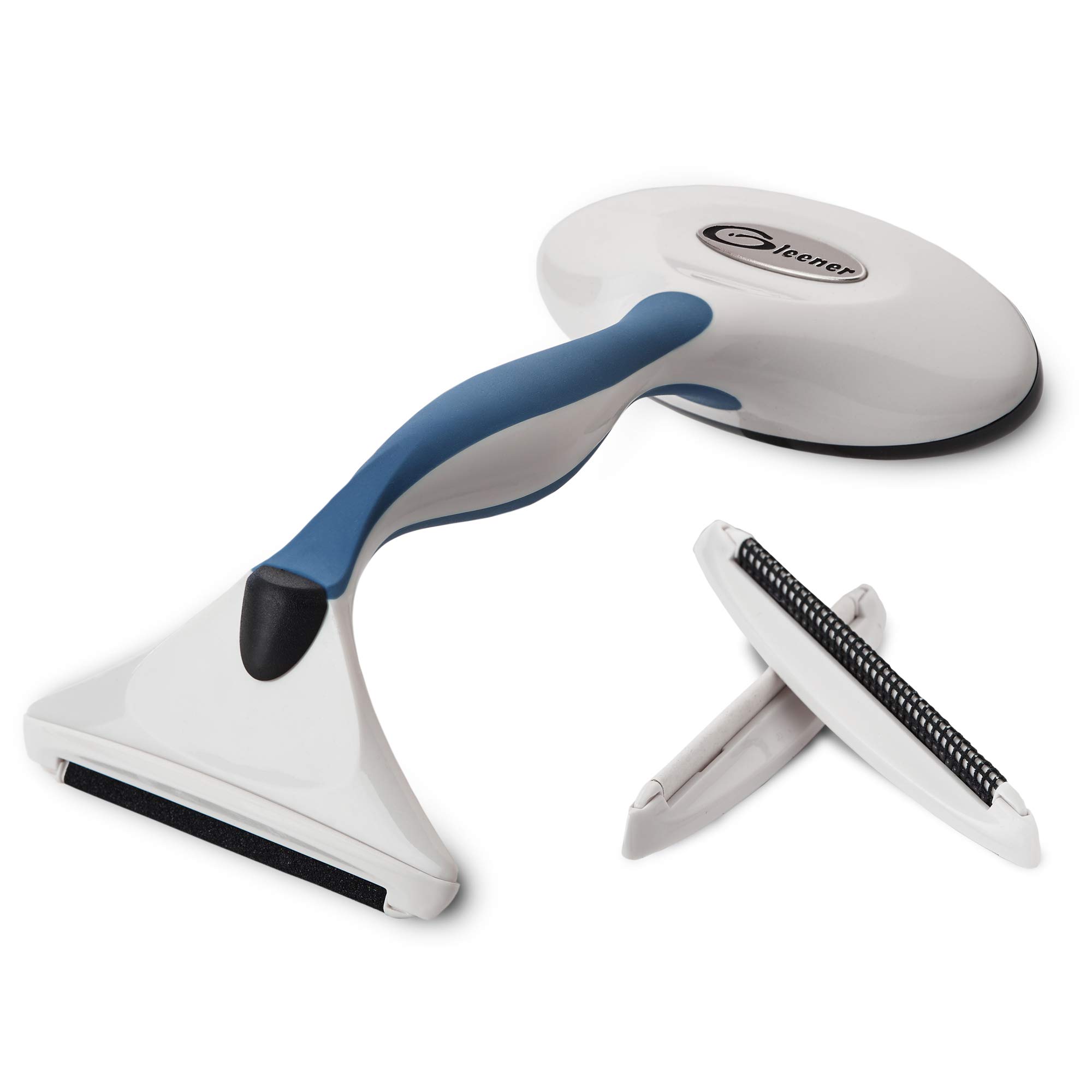 GLEENER Battery-Free Fabric Shaver & Lint Brush - Adjustable Fuzz Remover for Clothes, Sweaters, Couches & Furniture | Portable Lint Shaver for Travel & Home Use (Slate Blue)