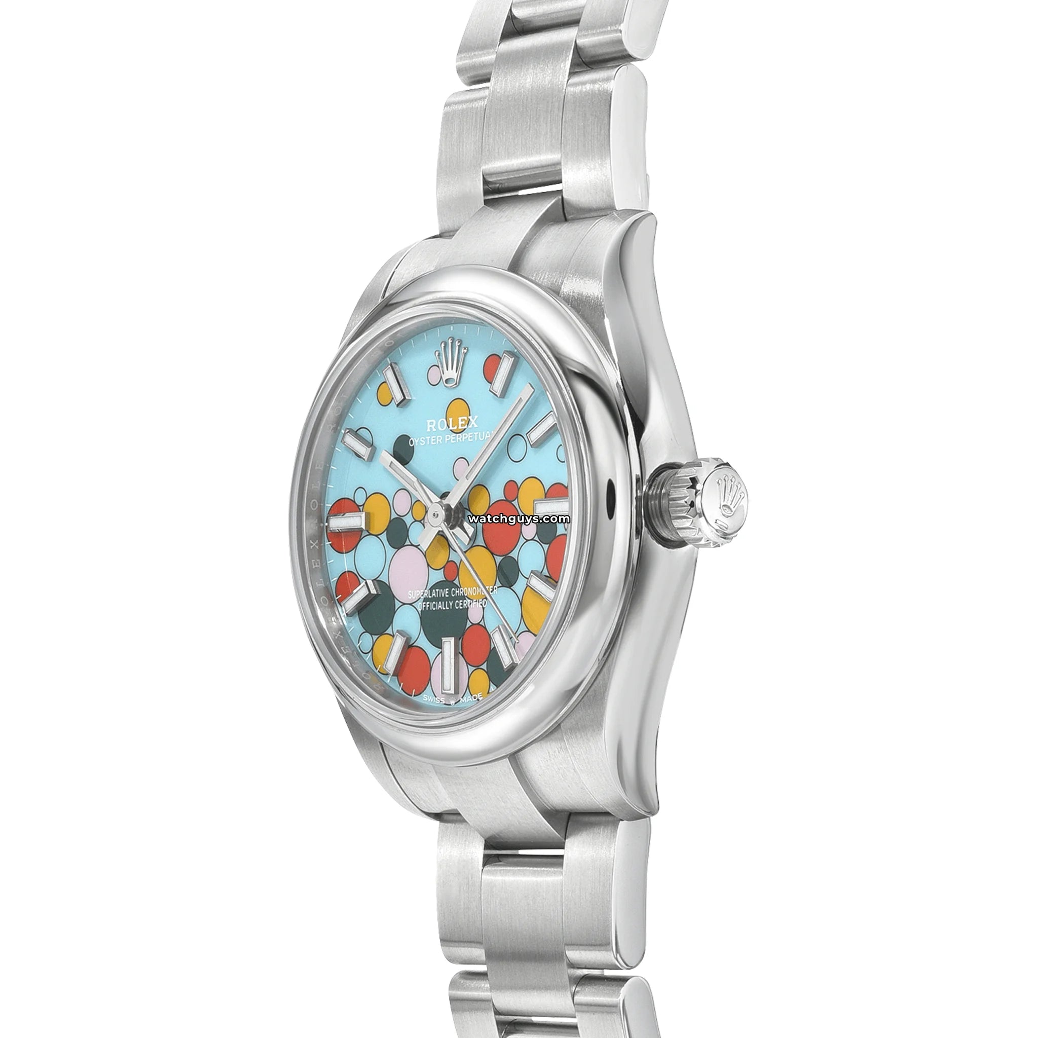 Rolex Oyster Perpetual 277200 Turquoise Dial 34mm Watch - Luxury Automatic Timepiece for Men & Women - Perfect for Business, Gifting & Special Occasions
