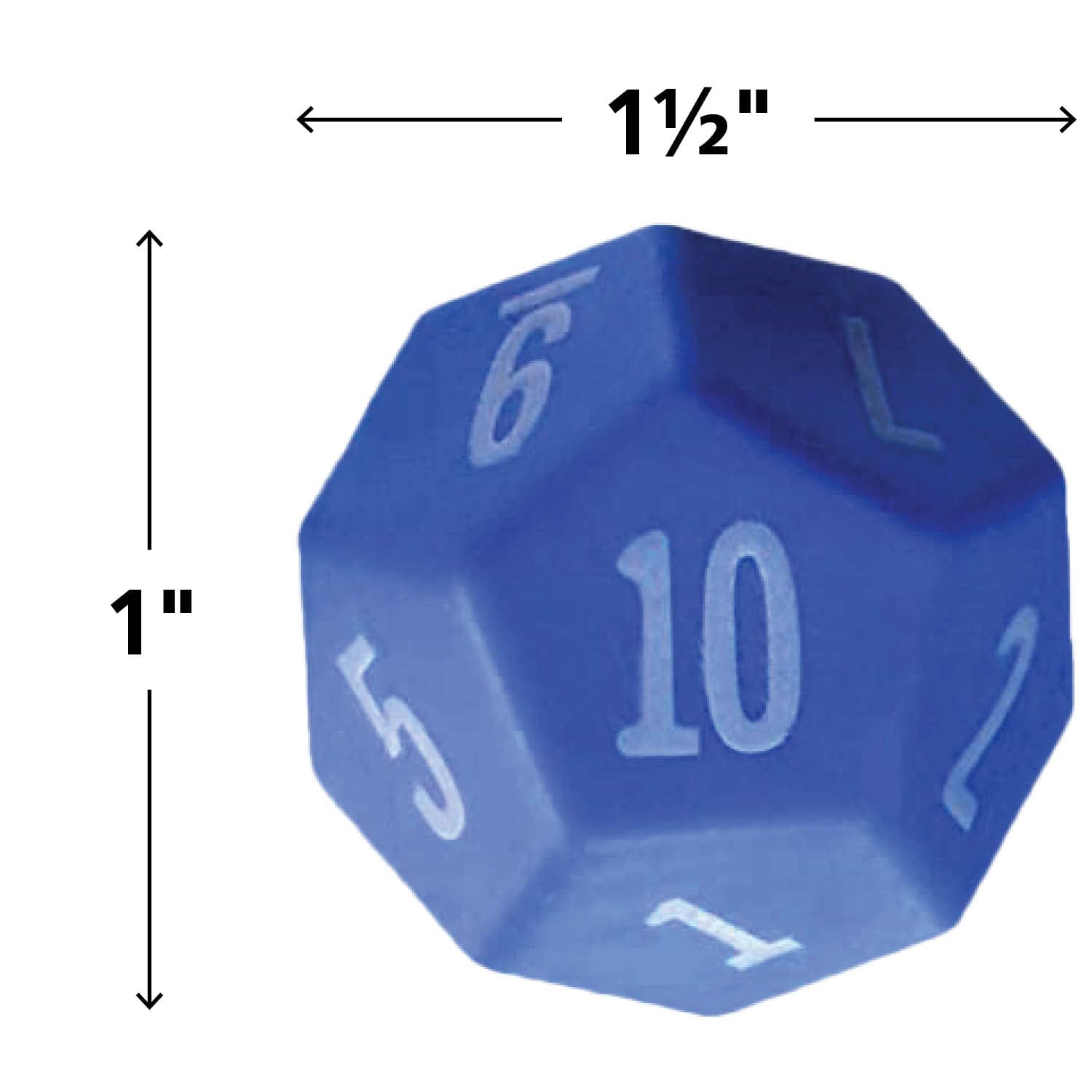 Teacher Created Resources® 12-Sided Dice Set - Pack of 6 Polyhedral Dice for Classroom Math Games, Probability Lessons & Tabletop RPGs