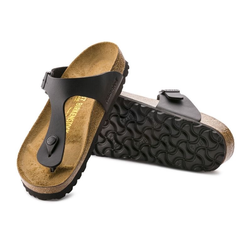 Women's Gizeh Birko-Flor Black Sandals - Comfortable & Stylish Summer Shoes for Walking, Travel, and Casual Outfits