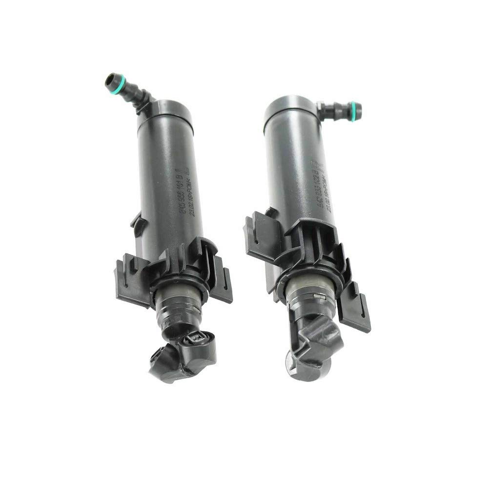 **MOUNTAIN MEN Headlight Cleaning Nozzle - Car Headlight Washer Spray Jet for Audi A4 B8 Quattro & A4 Allroad Quattro - Replacement Parts (Pair) - Perfect for Foggy or Yellowed Headlight Restoration**