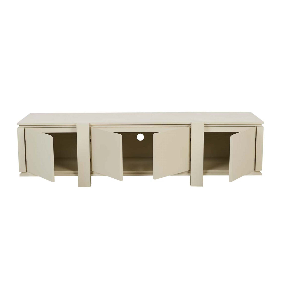 Artie Geo Entertainment Unit - Modern TV Stand with Storage for Living Room, Bedroom & Home Theater - Perfect for Organizing Media Devices & Decor