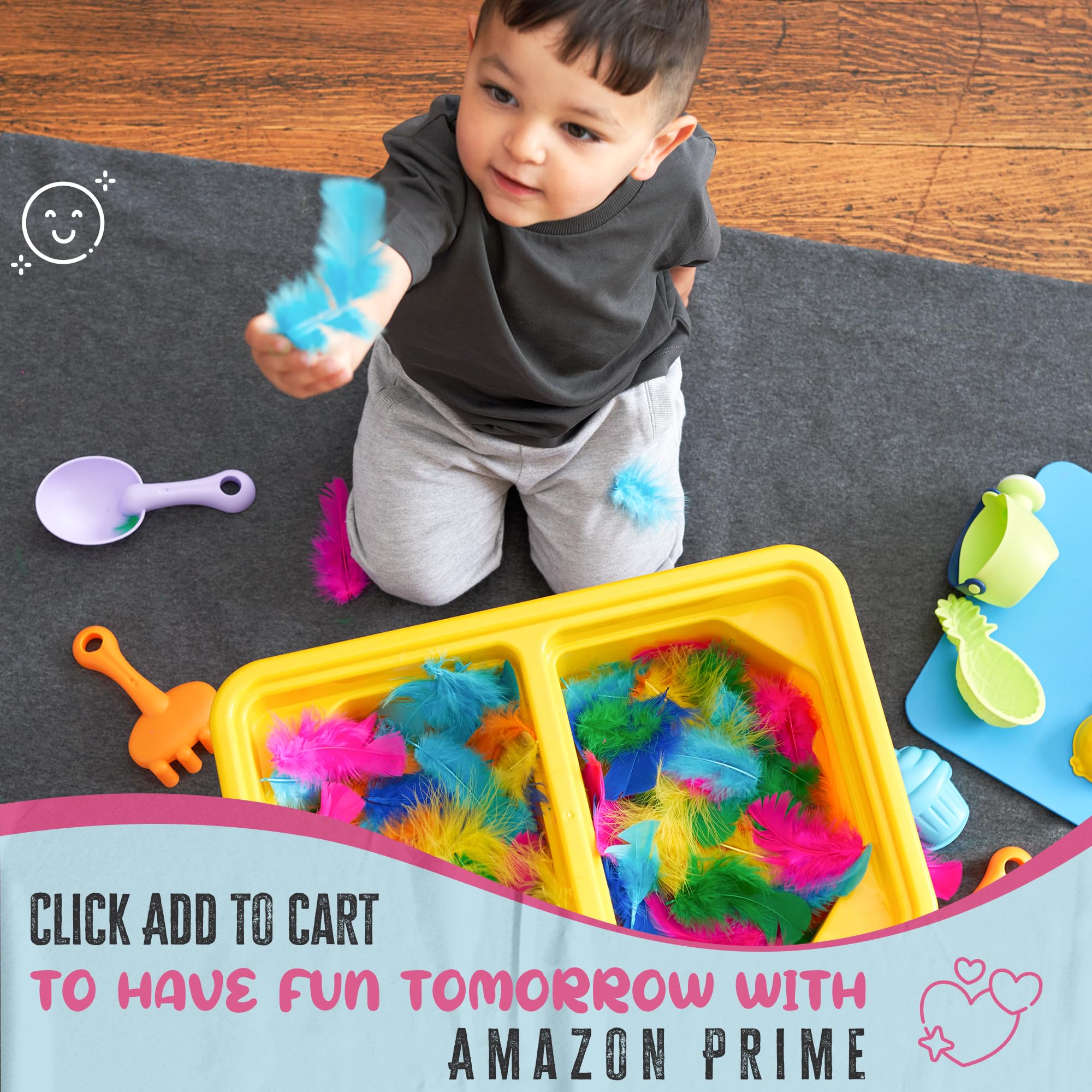 Best Kids Sensory Table for Toddlers - Sand & Water Play Table for Indoor & Outdoor Use - Perfect for Sensory Bins, Sand Play, and Water Activities - Ideal for Preschool Learning & Backyard Fun