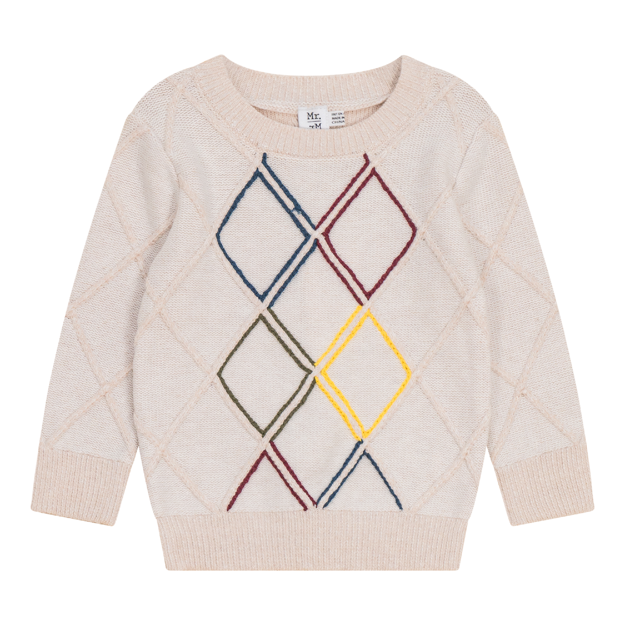 Stylish Diamond Stitch Knit Sweater for Women - Cozy Winter Pullover with Elegant Texture - Perfect for Office, Date Night & Casual Outings