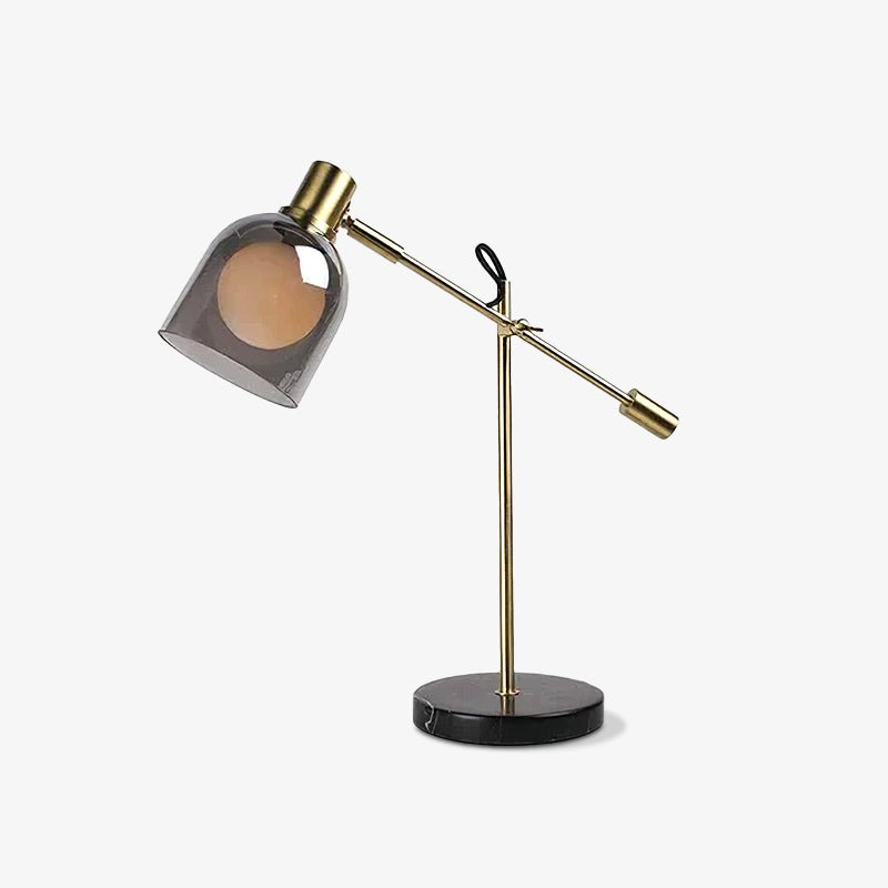 Modern Nyos Table Lamp - Stylish LED Bedside Lamp for Bedroom, Living Room & Office - Adjustable Brightness & Warm White Light - Perfect for Reading, Working & Relaxing