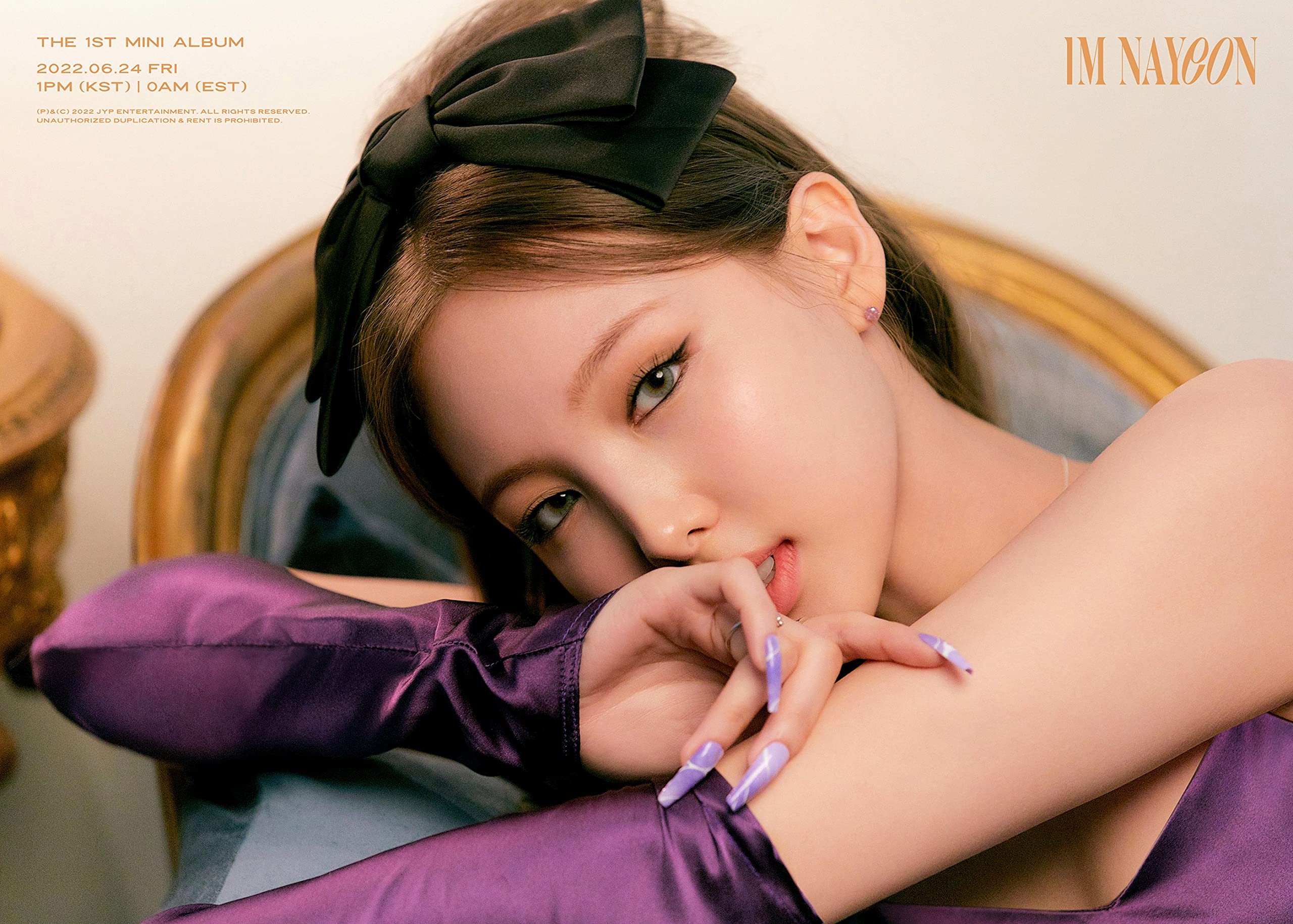 DREAMUS Twice Nayeon IM NAYEON 1st Solo Mini Album (B Version) - Sealed with Poster & Tracking Number | K-Pop Collectible for Fans, Gift for Music Lovers, Perfect for Display & Album Collections