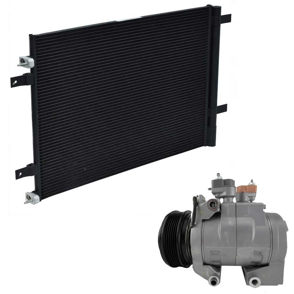 2017-2019 Ford Super Duty AC Compressor with A/C Condenser Drier Kit - Replacement Part 61-97154R3 | Perfect for Cooling System Repair & Maintenance