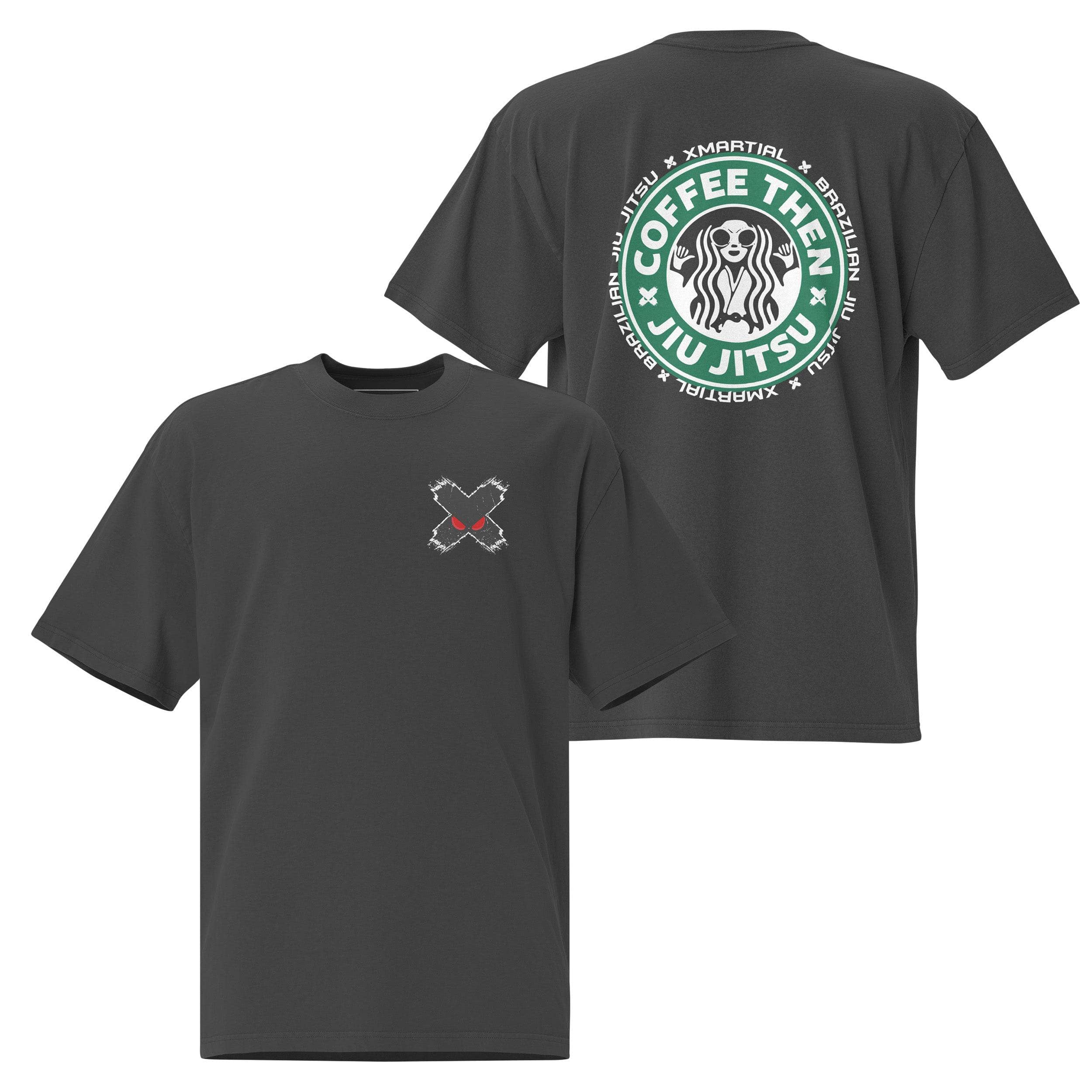 Premium Oversized Jiu Jitsu Shirt - Starlocks Design - Comfortable Training & Casual Wear for BJJ, MMA & Street Fashion