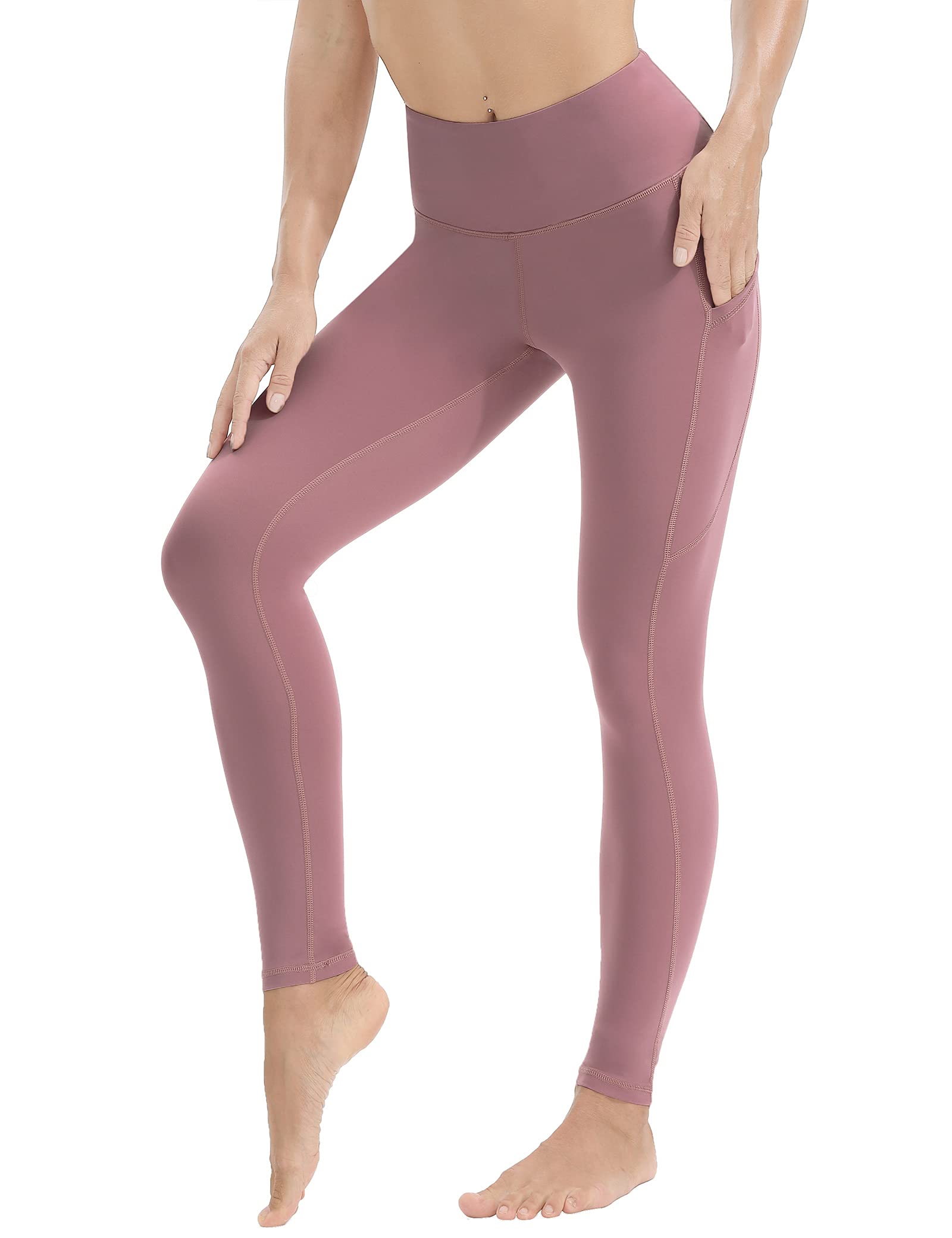 TYUIO Women's High Waist Yoga Leggings with Pockets - Stretchy Workout Running Pants for Yoga, Gym, and Active Lifestyle