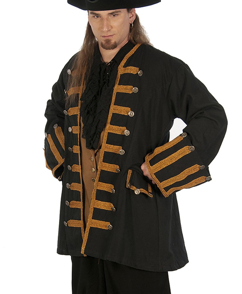 Captain Ansell Frock Coat - Premium Historical Reenactment Costume for Civil War & Victorian Era Events | Authentic Military Uniform for Theater & Cosplay