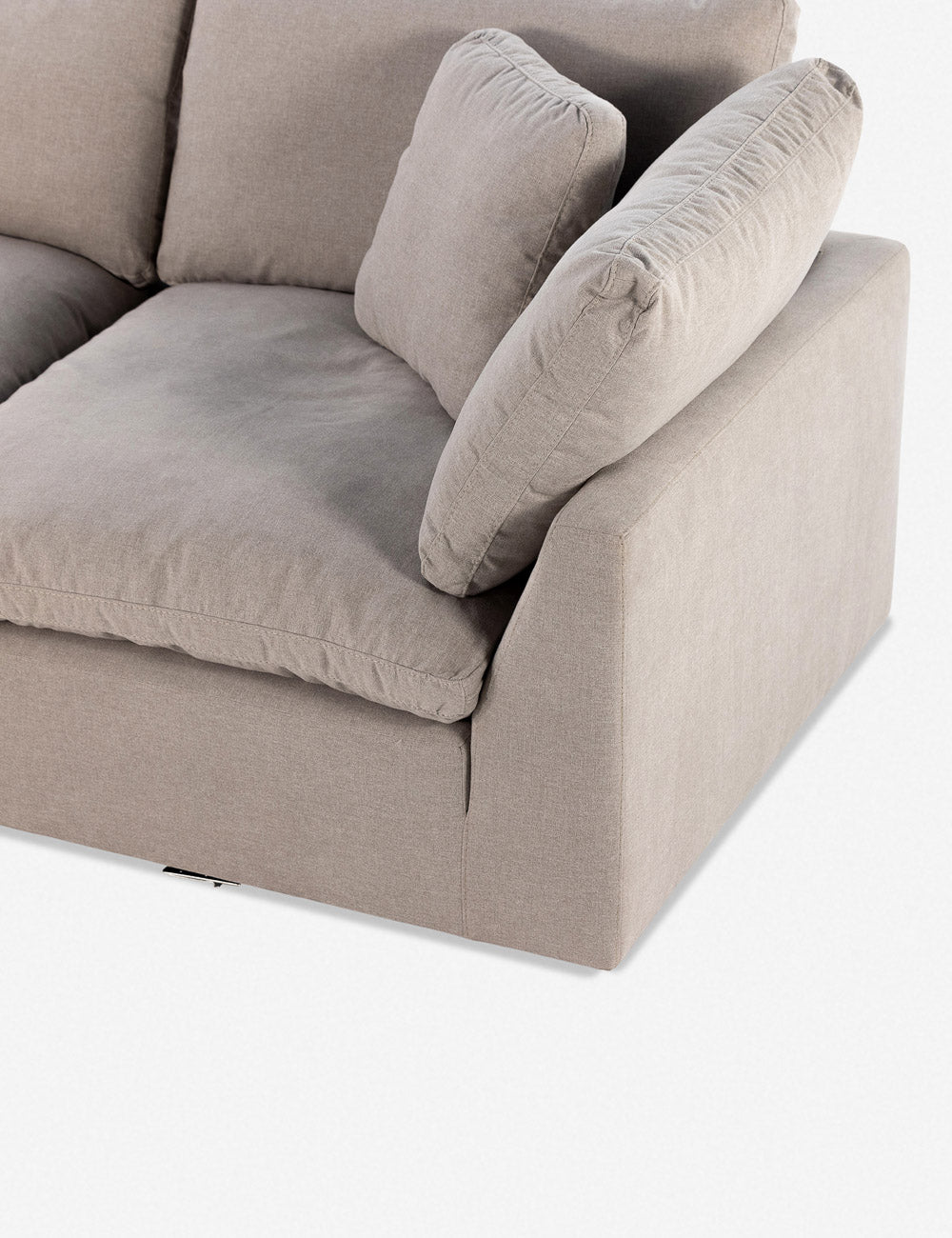 Bernard Sectional Sofa - Modern L-Shaped Couch with Reversible Chaise, Soft Fabric Upholstery | Perfect for Living Room, Family Room & Small Spaces