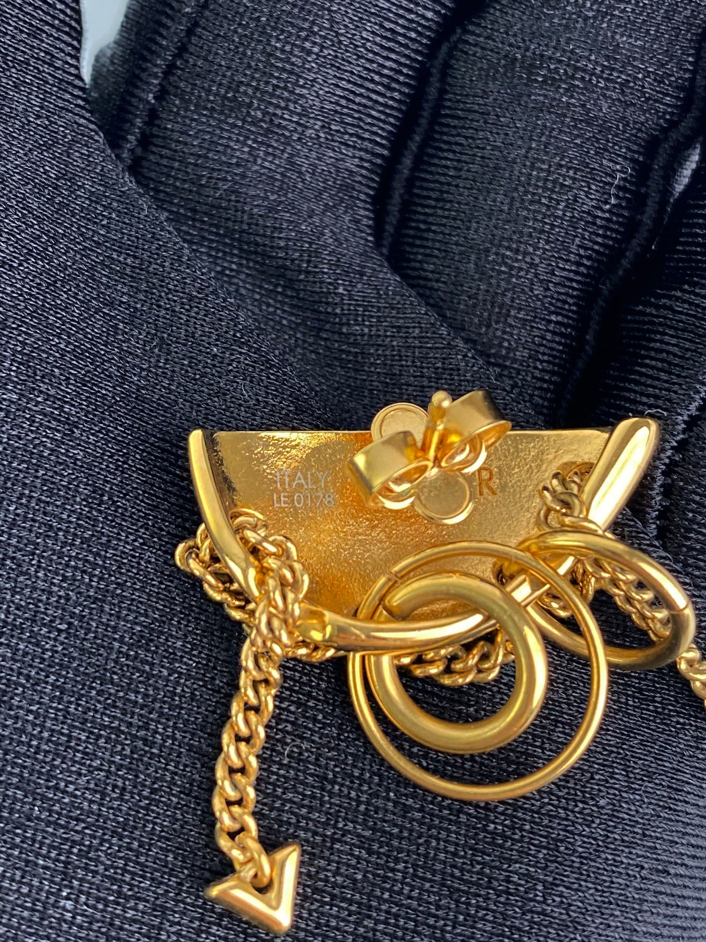 Authentic Louis Vuitton Gold Bionic Earrings for Women - Luxury Fashion Jewelry Gift for Party, Wedding & Special Occasions