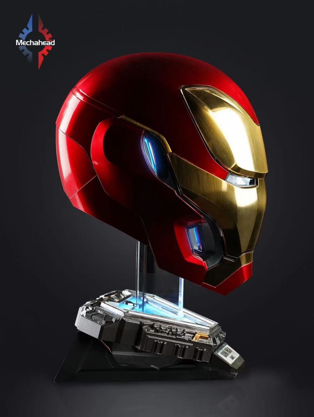 Iron Man MK50 Helmet 1:1 Scale Replica - Collectible Marvel Avengers Cosplay Prop for Display & Costume (Suit Up Like Tony Stark)