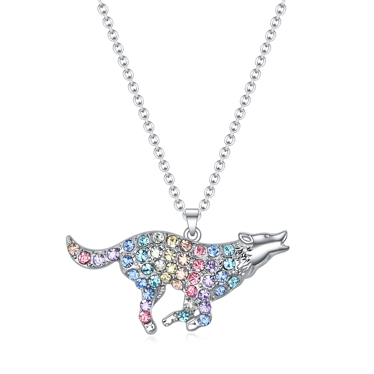 Elegant Animal Necklace for Women & Girls - Horse, Wolf, Hummingbird & Fox Pendant Jewelry | Perfect Valentine's Day, Birthday, Christmas & Back to School Gift | Ideal for Everyday Wear, Special Occasions & Fashion Accessories