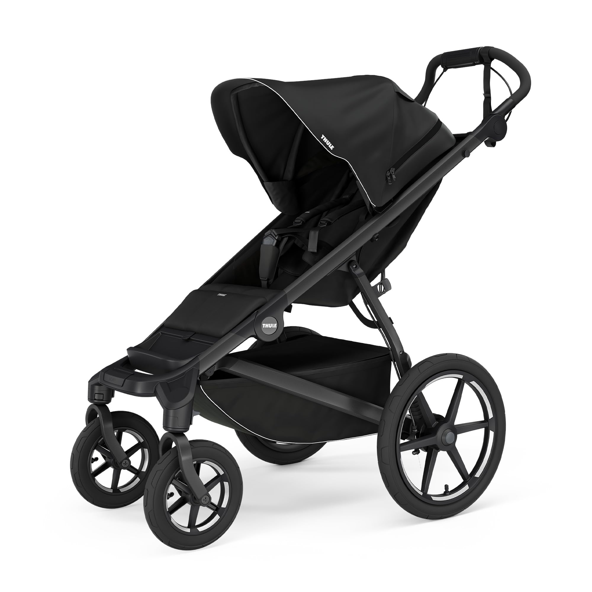 Thule Urban Glide 4-Wheel All-Terrain Stroller for Single Child - Full Suspension System, Air-Filled Tires, Adjustable Recline Seat with Built-in Leg Rest - Perfect for Jogging, Hiking & Urban Adventures with Your Baby