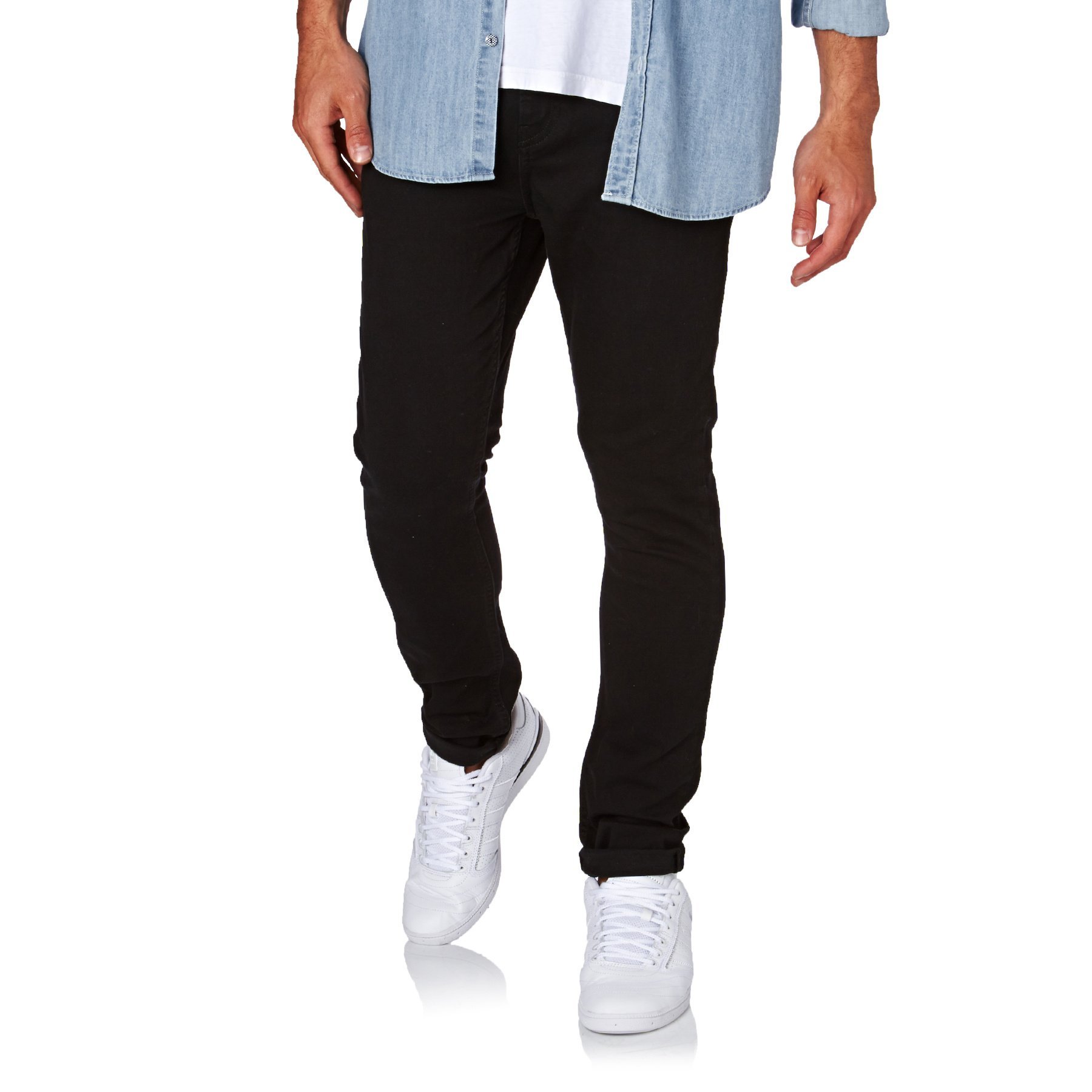Scotch & Soda Men's Regular-Fit Stretch Denim Jeans - Comfortable Slim Straight Leg Pants for Casual Wear & Everyday Outfits