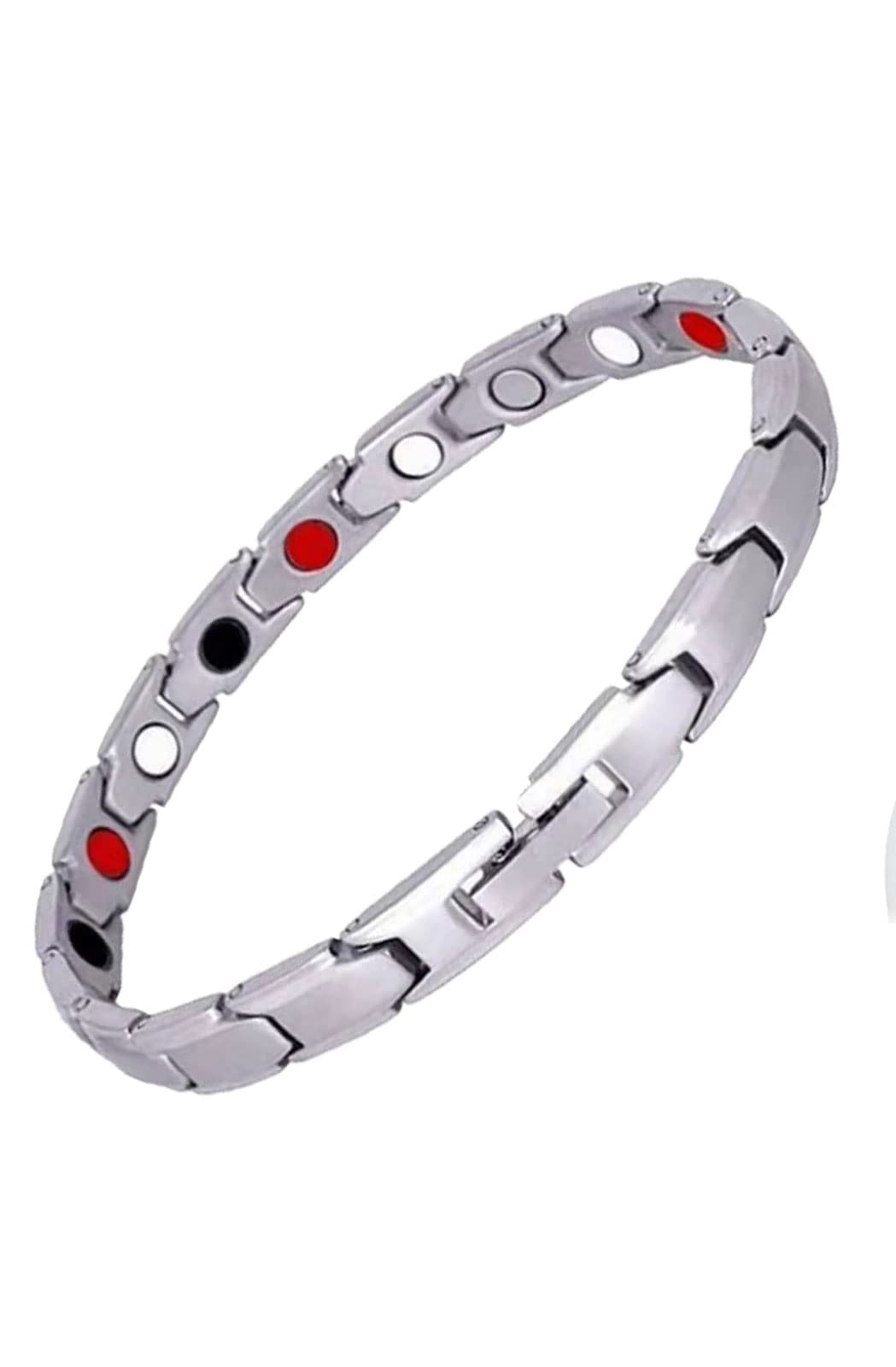 Magnetic Lymph Detox Bracelet Set of 2 - Copper Magnetic Therapy Bracelets for Women & Men - Lymphatic Drainage & Weight Loss Support - Perfect for Wellness, Fitness & Everyday Wear