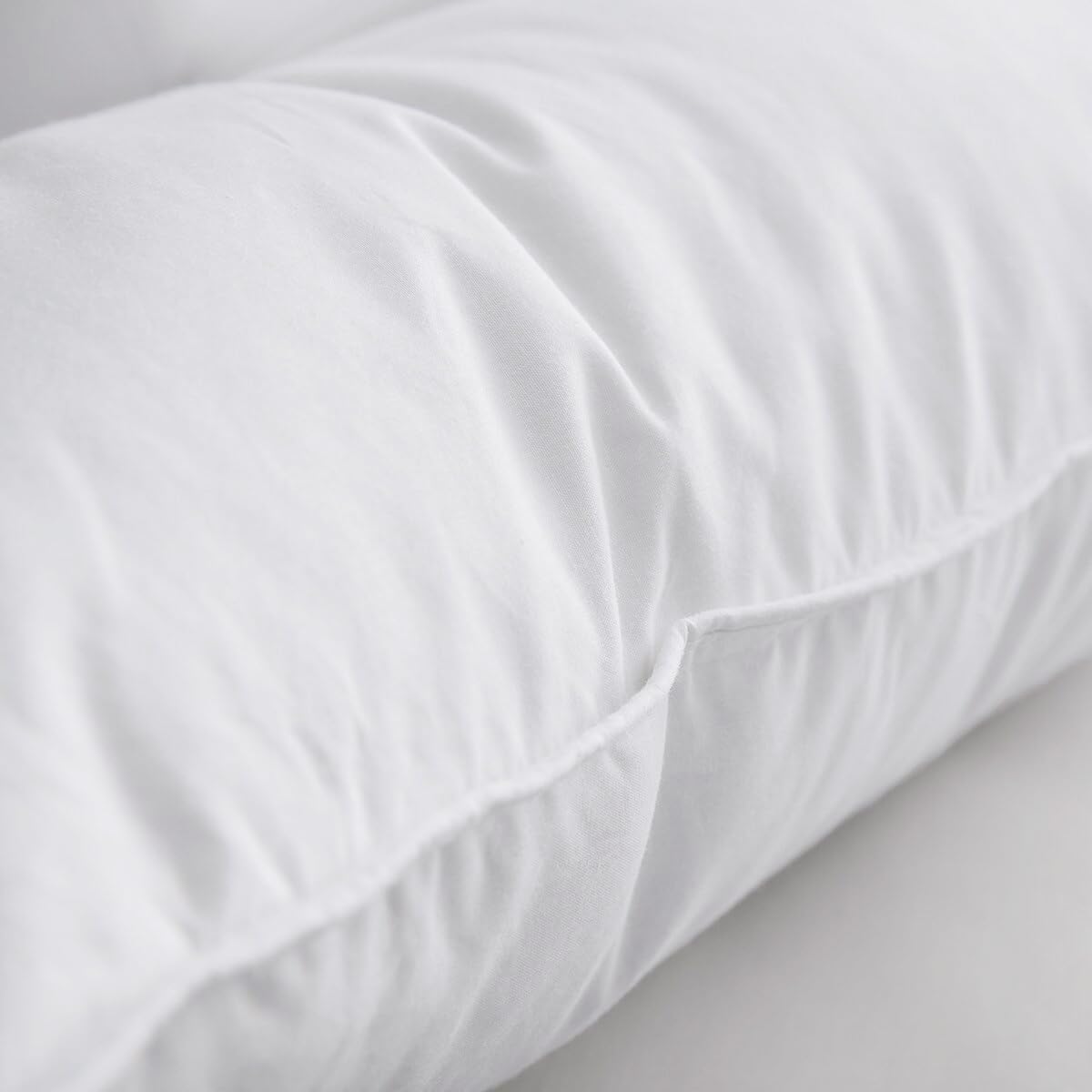 Premium Luxury Feather Down Pillows King Size Set of 2 - Hotel Quality Hypoallergenic Bed Pillows with Organic Cotton Cover (20x36 Inches) - Perfect for Side Sleepers, Back Pain Relief & Luxury Bedroom Decor