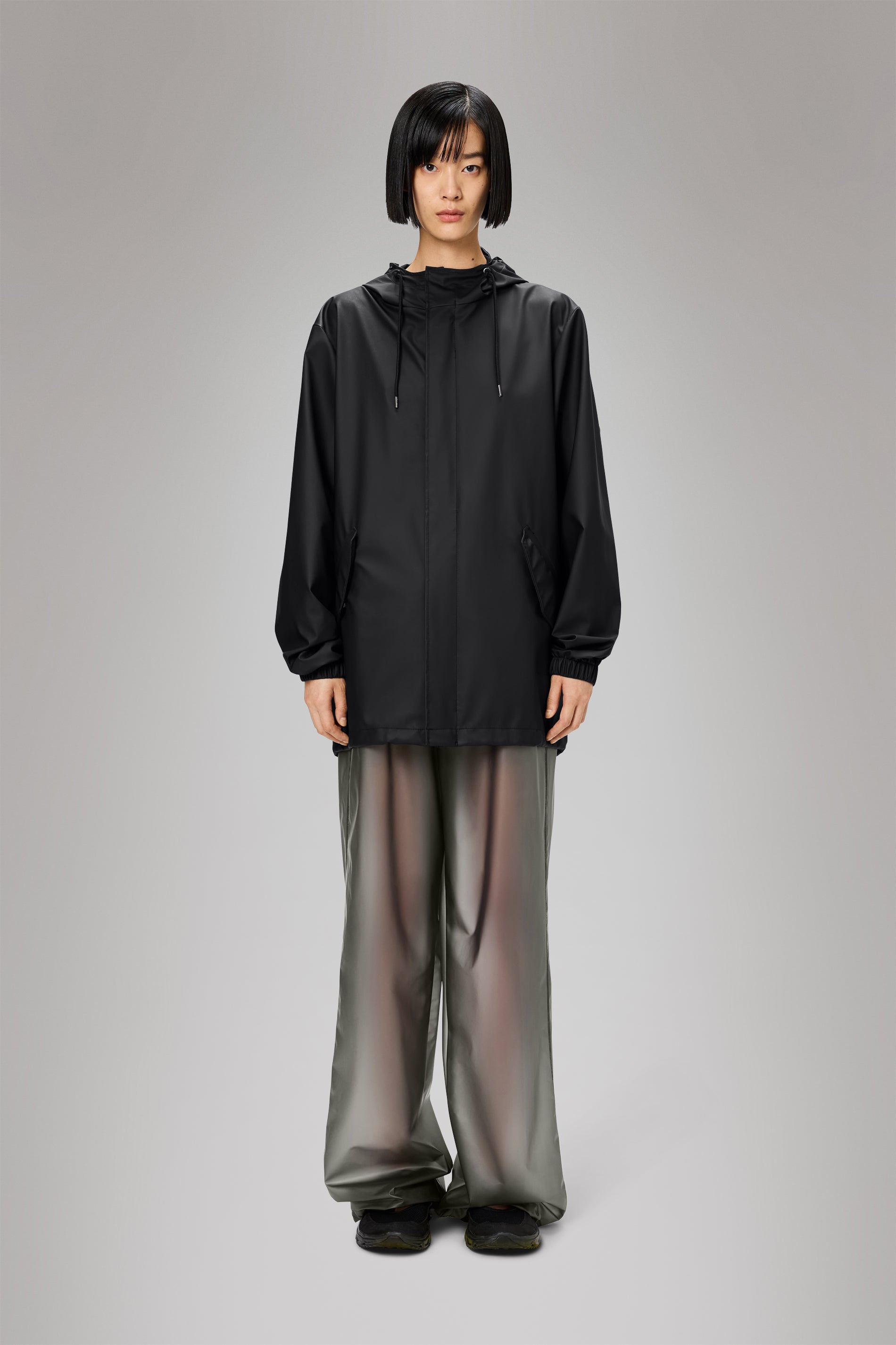 Women's Fishtail Parka Jacket - Stylish Waterproof Windbreaker for Outdoor Hiking & Urban Fashion