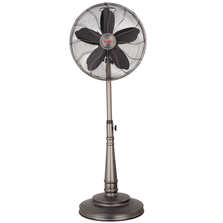 Vintage SAF6916 16-Inch Antique Stand Fan - Classic Cooling for Home, Office & Outdoor Use