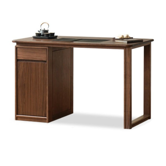47.2x25.6x29.5 inch / 120x65x75 cm / Walnut Color/ Oak tea table with tea maker