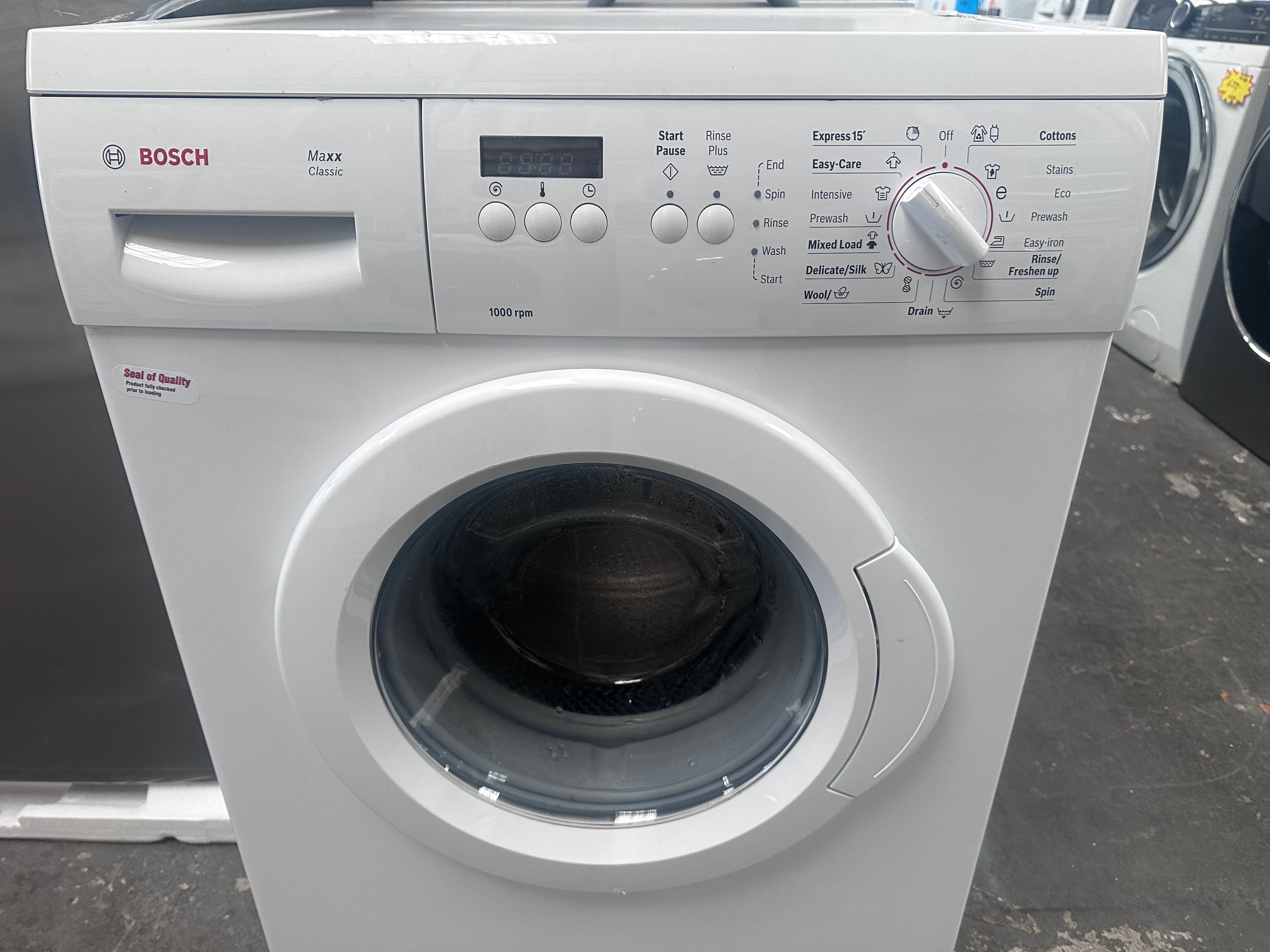 Bosch Max Classic 6.5kg Front Load Washing Machine - Certified Refurbished | Compact & Energy Efficient for Apartments, Small Homes & Laundry Rooms