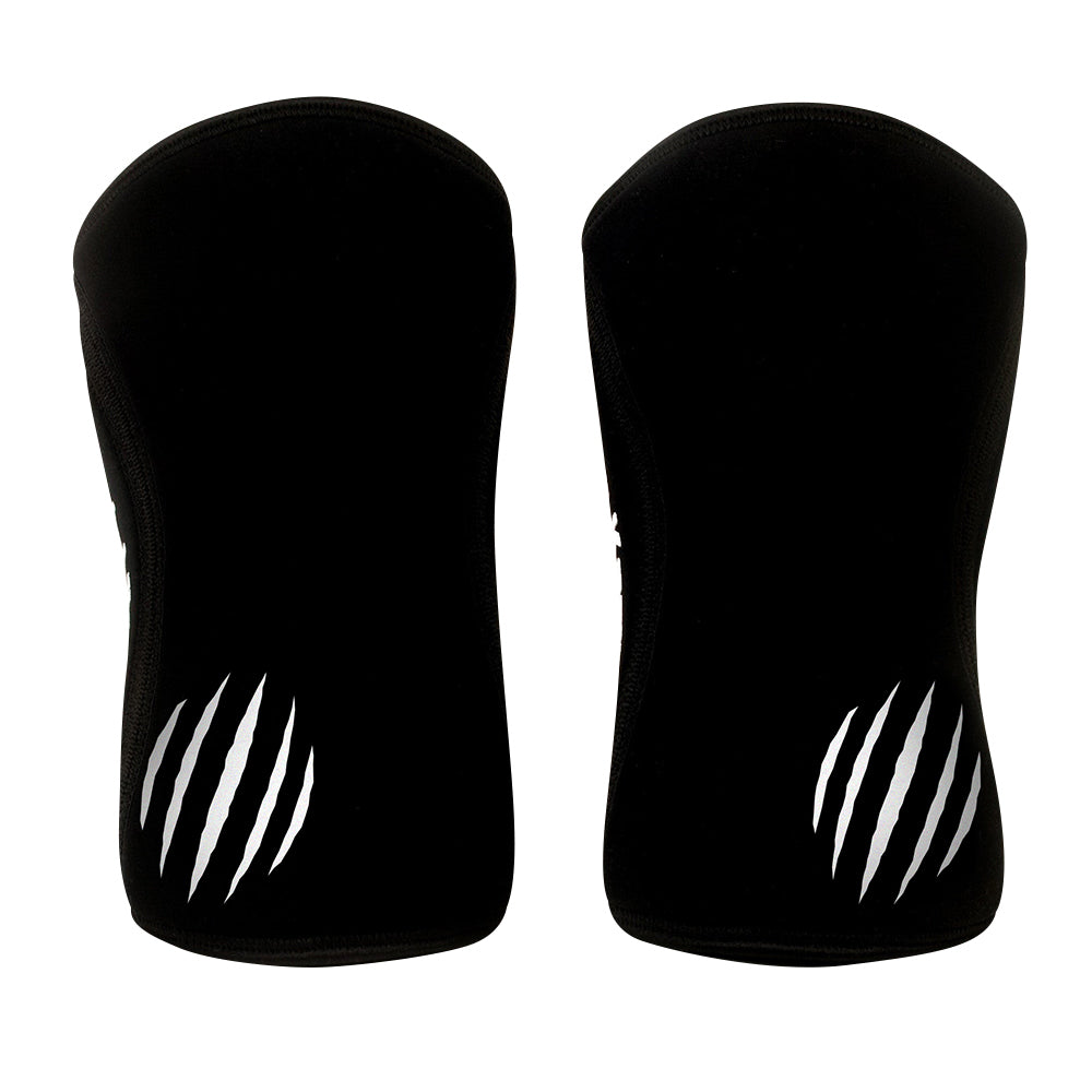 Bear KompleX Knee Sleeves for Weightlifting & CrossFit - Black Compression Support for Squats, Deadlifts & Gym Workouts