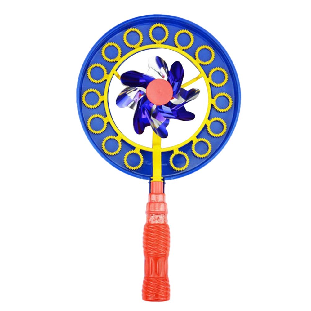 TOYANDONA Automatic Bubble Blower Machine for Kids - Windmill Bubble Maker with Sticks, Outdoor Toddler Toys for Birthday Parties, Weddings & Backyard Fun (Random Color) - Perfect for Summer Play, Park Outings & Family Gatherings