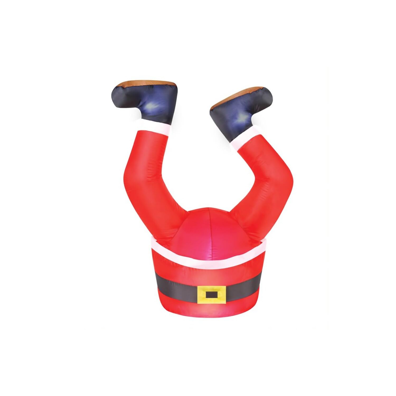 HOLIDAY TIME Inflatable Santa Legs - 3.5 Ft Tall Christmas Decoration with LED Lights & Quick Self-Inflating - Perfect for Yard, Lawn, and Outdoor Holiday Decor
