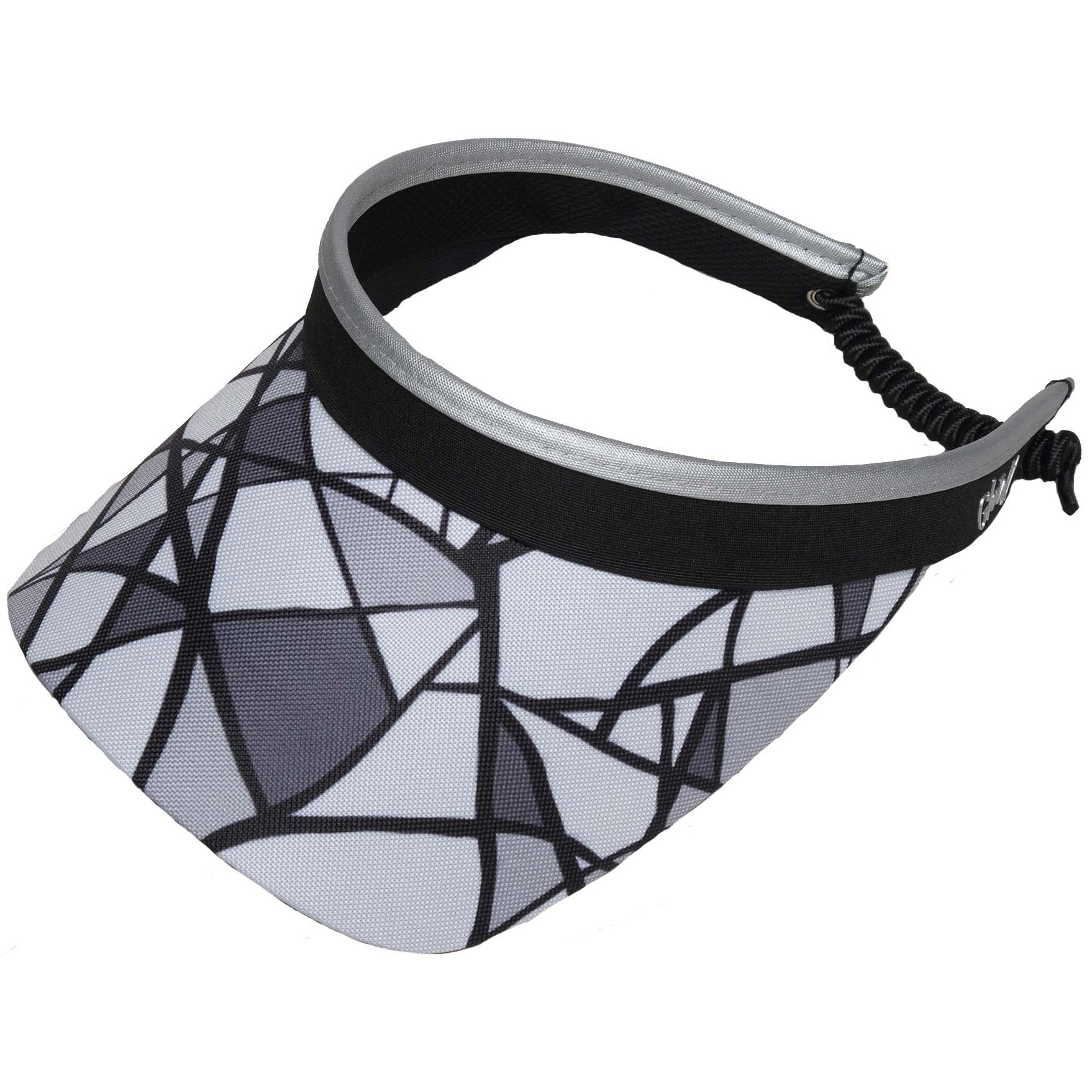 Women's Stylish Patterned Golf Visor - UV Protection & Breathable Design for Outdoor Sports & Summer Activities