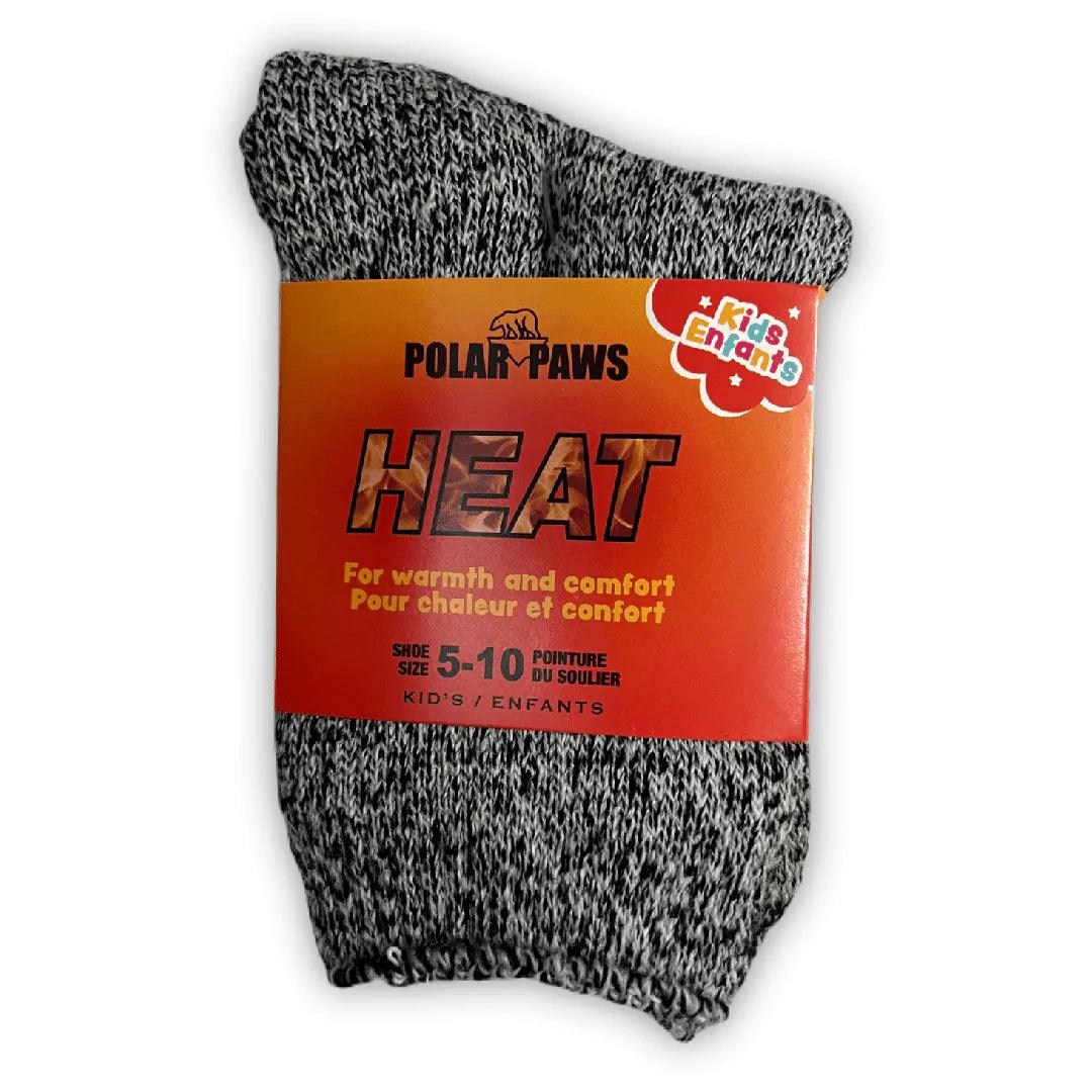 Kids Brushed Thermal Socks for Shoes Size 5-10 - Warm Winter Socks for Boys & Girls - Perfect for School, Outdoor Play & Cold Weather Activities