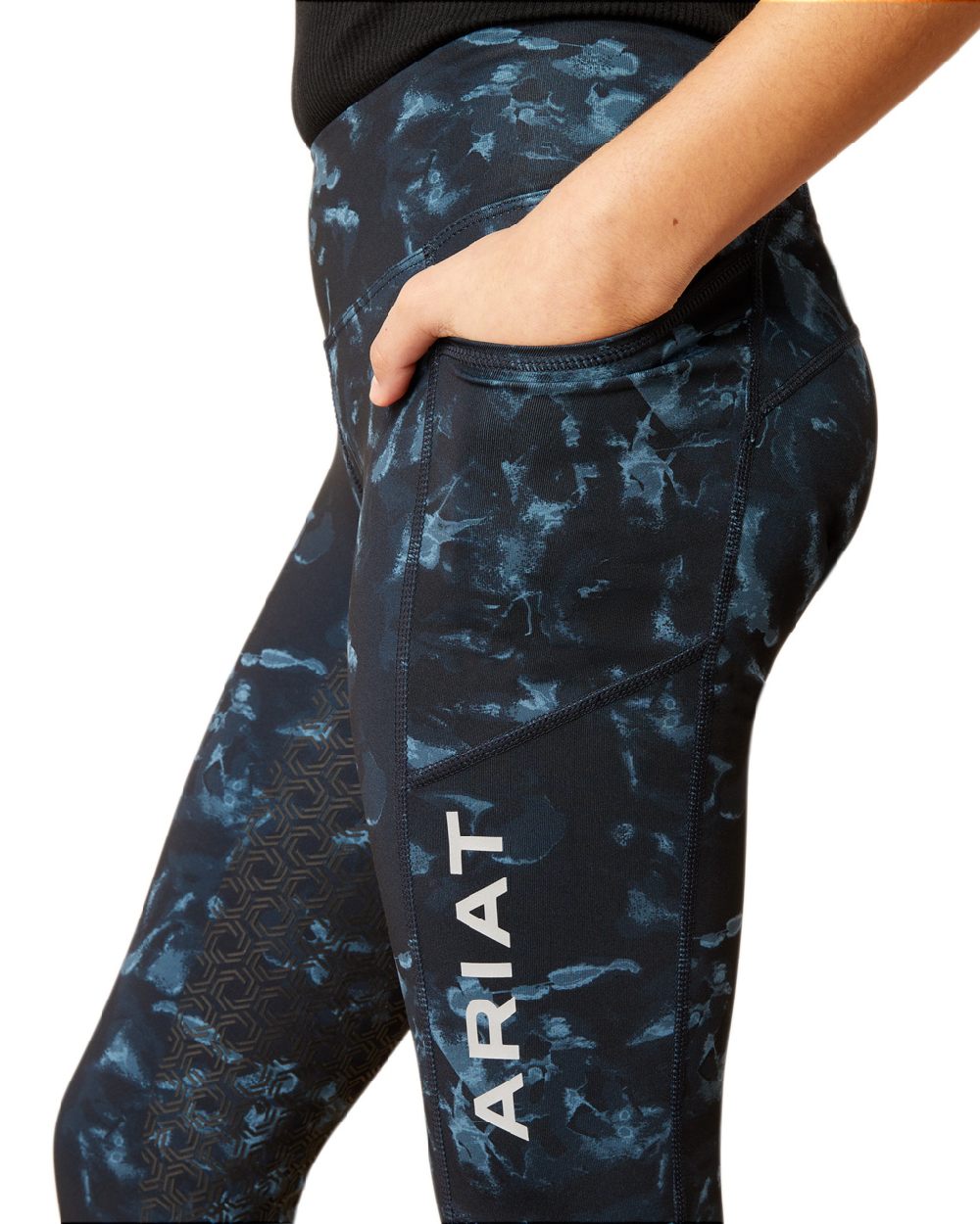 Ariat Kids EOS Print Full Seat Equestrian Riding Tights - Perfect for Horseback Riding, Training & Show Jumping