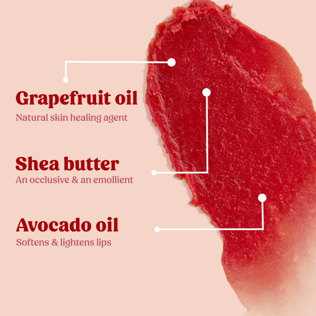 Best Grapefruit Lip Balm for Dry Lips - Natural Moisturizing & Long-Lasting Hydration - Perfect for Winter, Travel & Daily Use