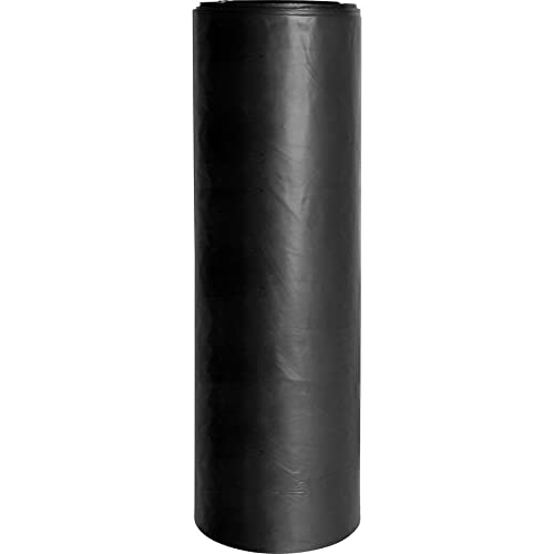 Genuine Joe Heavy-Duty Trash Can Liners - 60 Gallon Black Garbage Bags for Large Trash Cans | Extra Thick & Leak-Proof | Ideal for Home, Office, Commercial & Outdoor Use