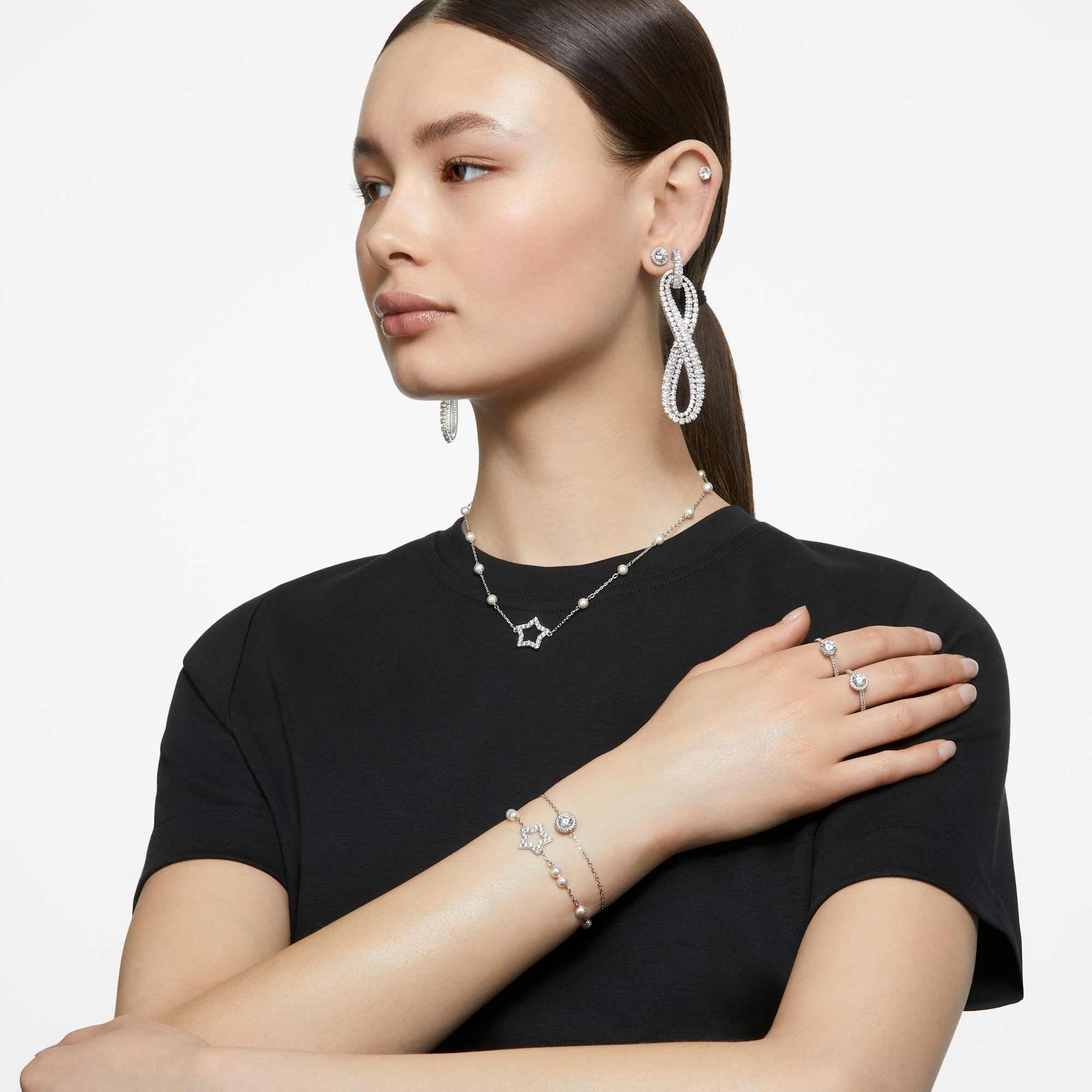 Swarovski Constella Stud and Drop Earrings - Crystal Jewelry for Women | Elegant Gift for Weddings, Parties & Special Occasions