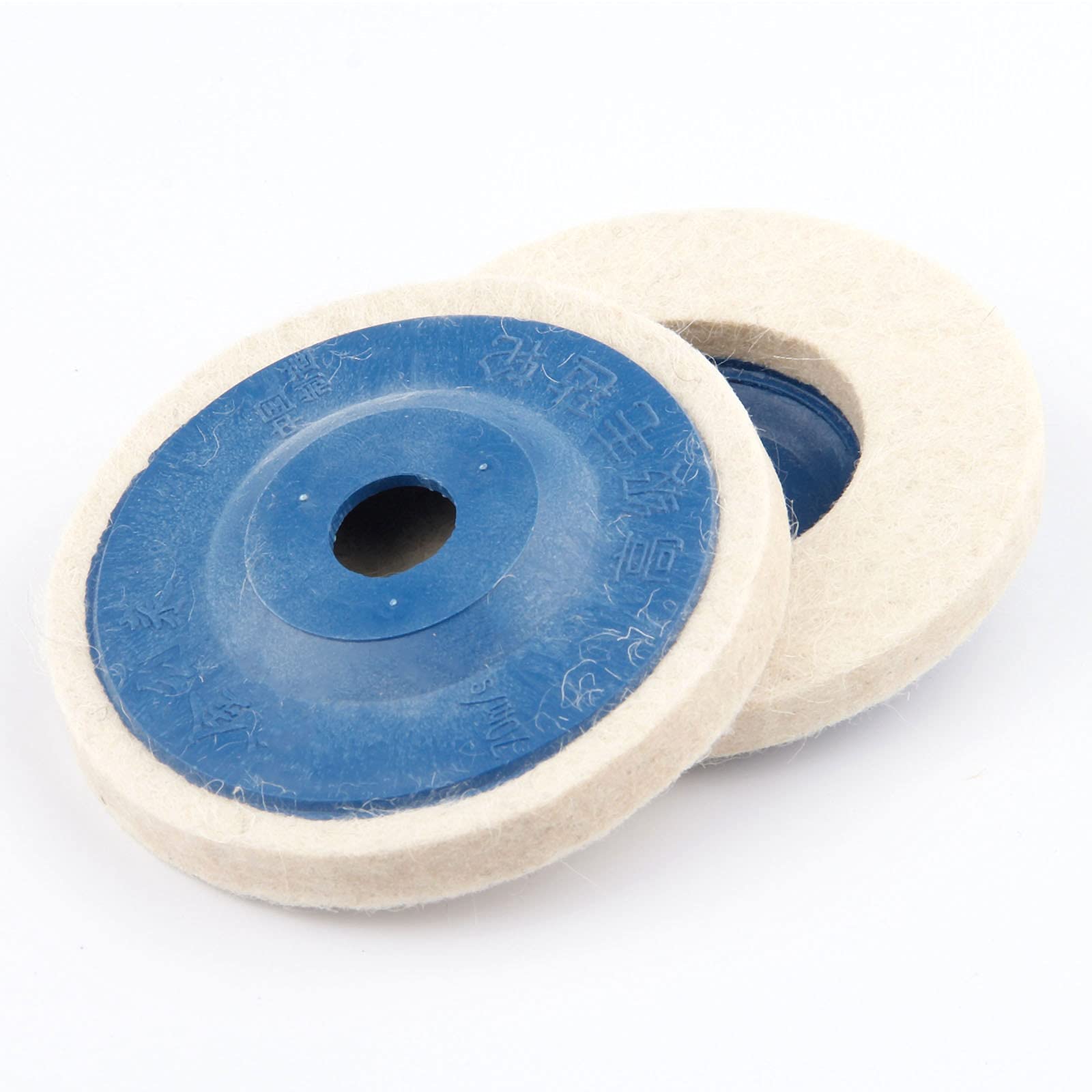 4 Inch 100mm Wool Polishing Wheel Buffing Pads - Angle Grinder Felt Polishing Disc for Metal, Marble, Glass & Ceramics - Perfect for DIY Projects, Jewelry Making & Automotive Detailing