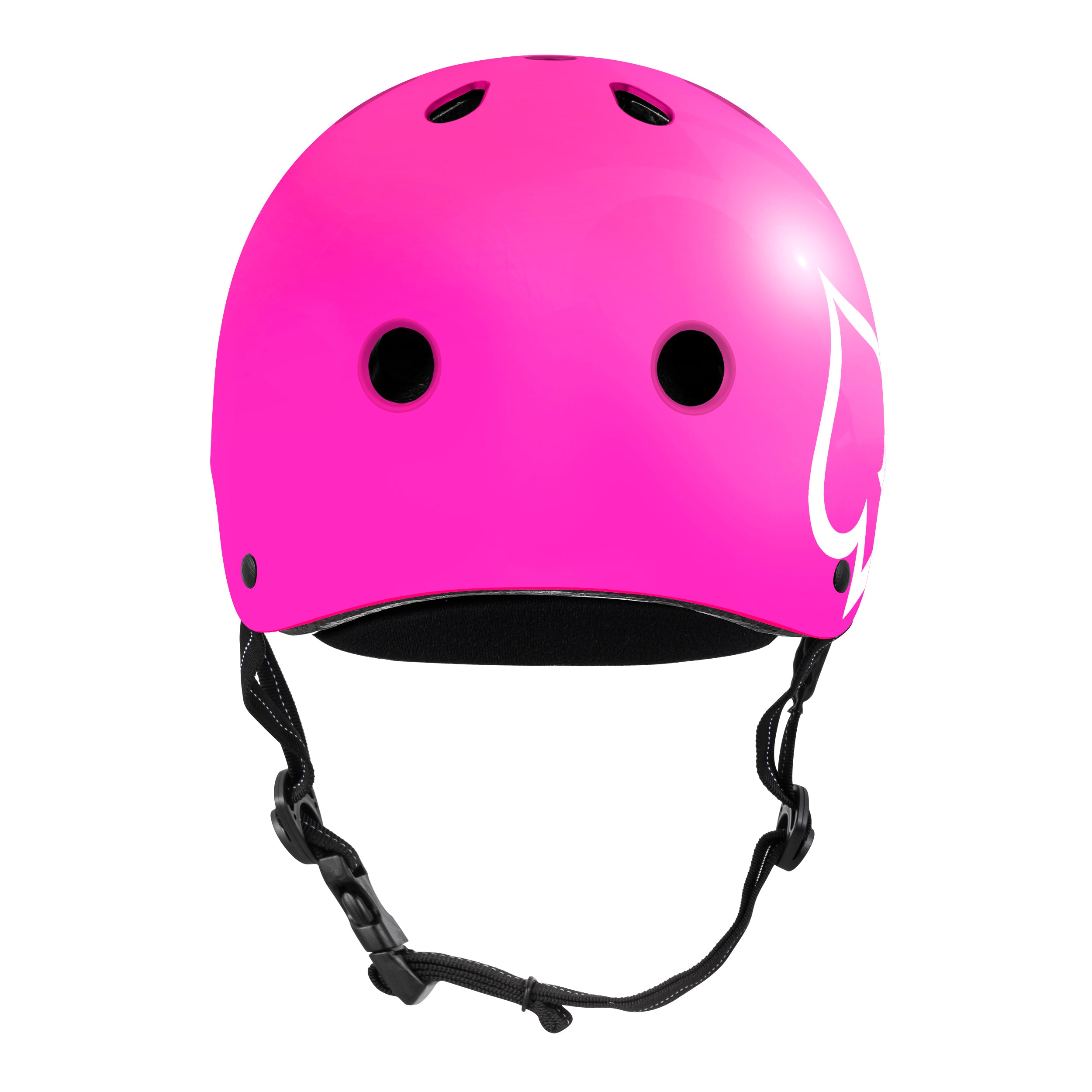 LOW PRO Certified Bike Helmet - Gloss Pink for Cycling, Skateboarding & Outdoor Sports Safety