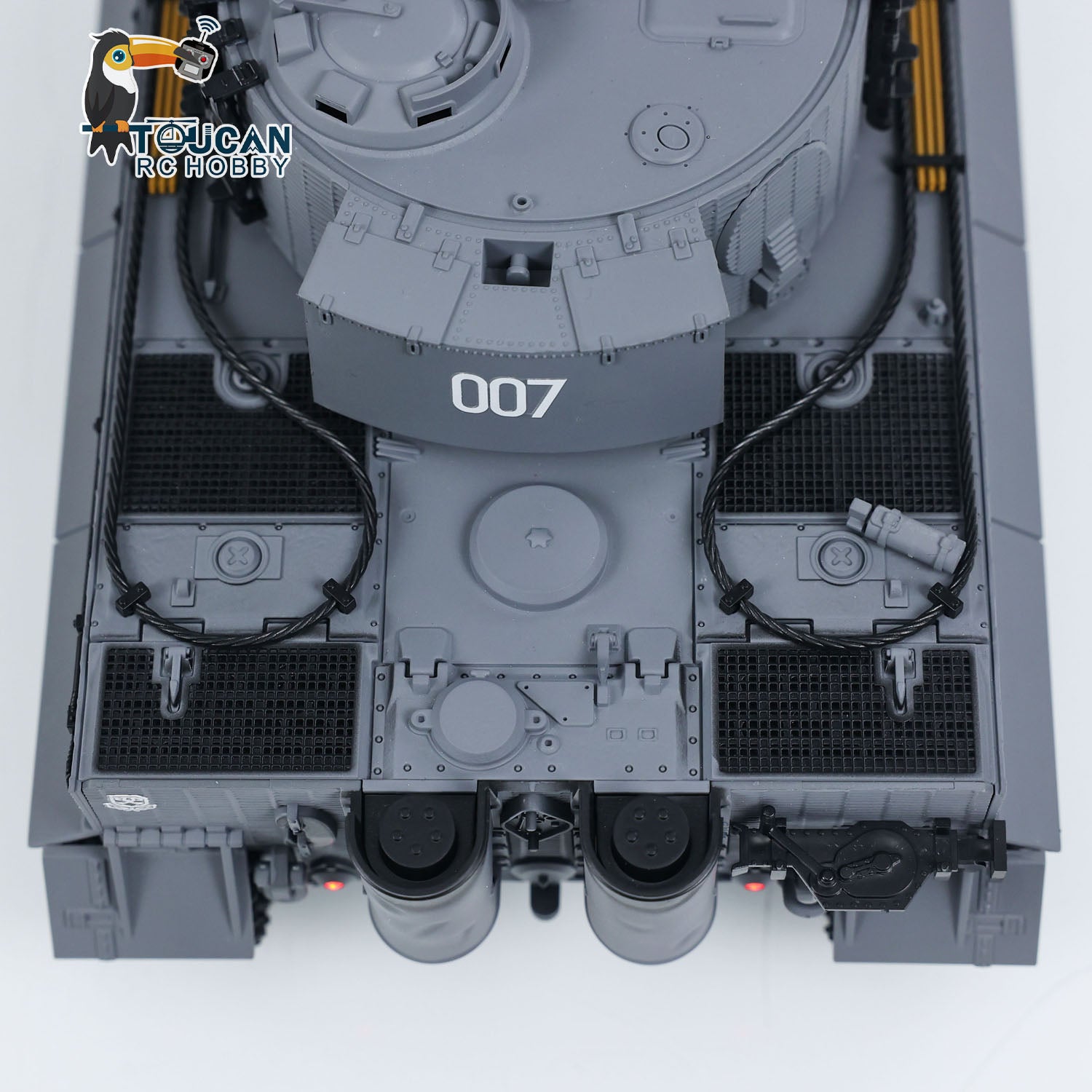 Taigen Tiger I 1/24 Scale RC Battle Tank with Infrared Combat, Barrel Recoil & LED Flash - Remote Control Military Tank Toy for Collectors & Hobbyists - Perfect for War Games, Display & Gift Giving