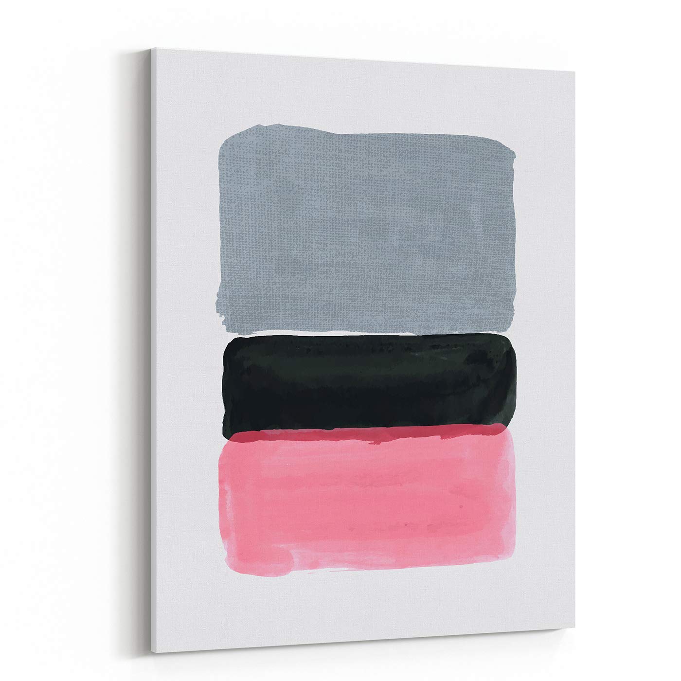 Modern Mid Century Abstract Oil Painting - Glam Wall Art Decor Canvas Print for Living Room, Bedroom & Office | Fashionable Home & Office Decor